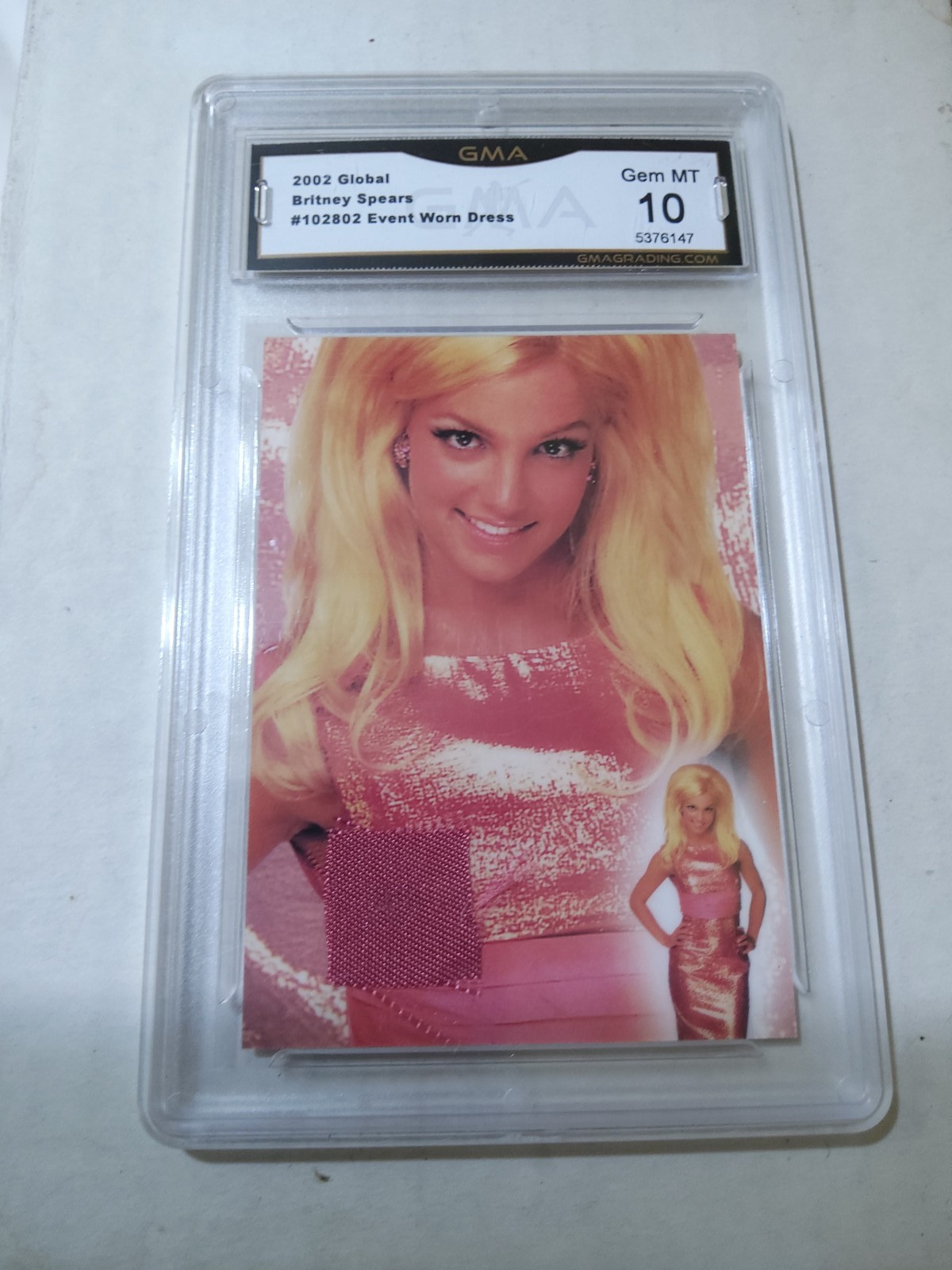2002 Britney Spears 1963 Style Coral Dress  EVENT WORN DRESS GMA 10 POP ONE GOAT