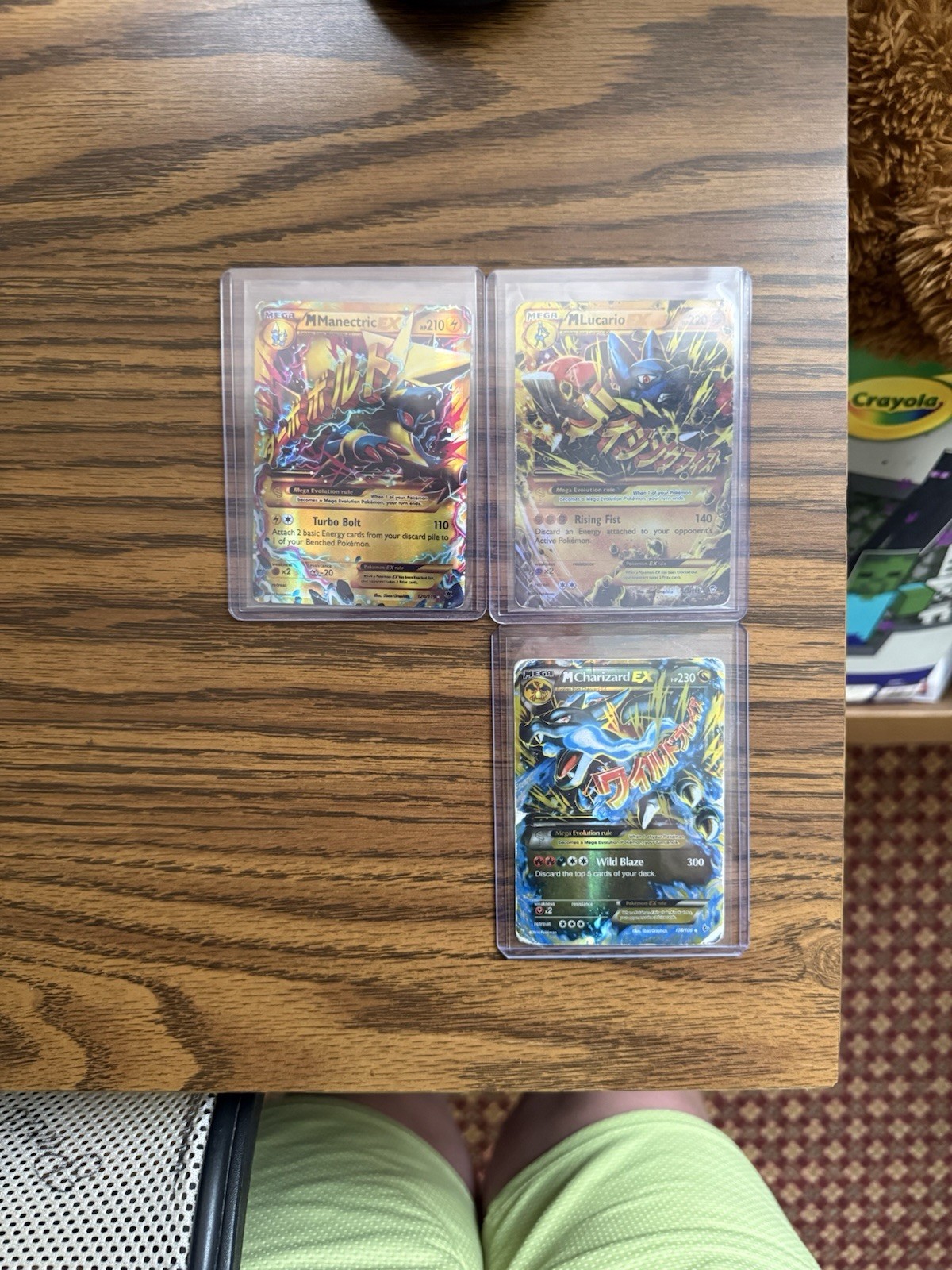 Bundle Of XY Pokémon Cards, Charizard Ex Manectric Ex, And Lucario Ex READ DESC