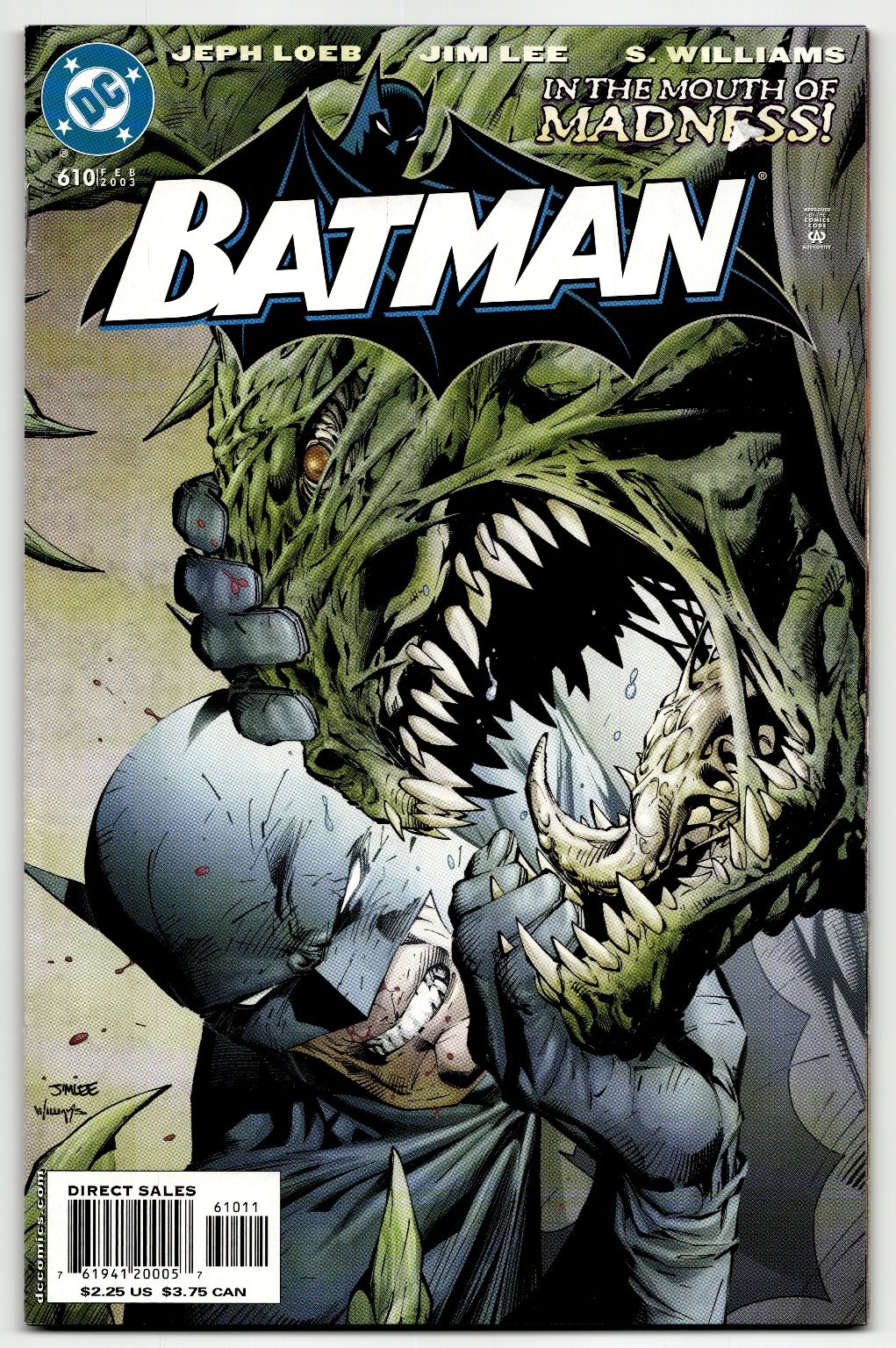 Batman #610 DC Comics Jim Lee Cover Modern Age 2003
