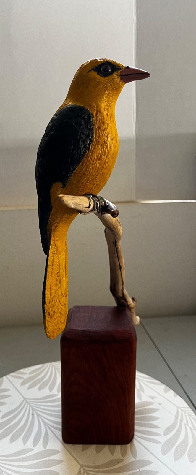 Hand Carved and Hand Painted DecoBird Golden Oriole Carved Bird