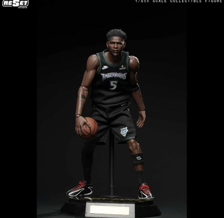 Brand new 1/6 Male Action Figure Anthony Edwards NBA Wolves Reset Enterbay etc.