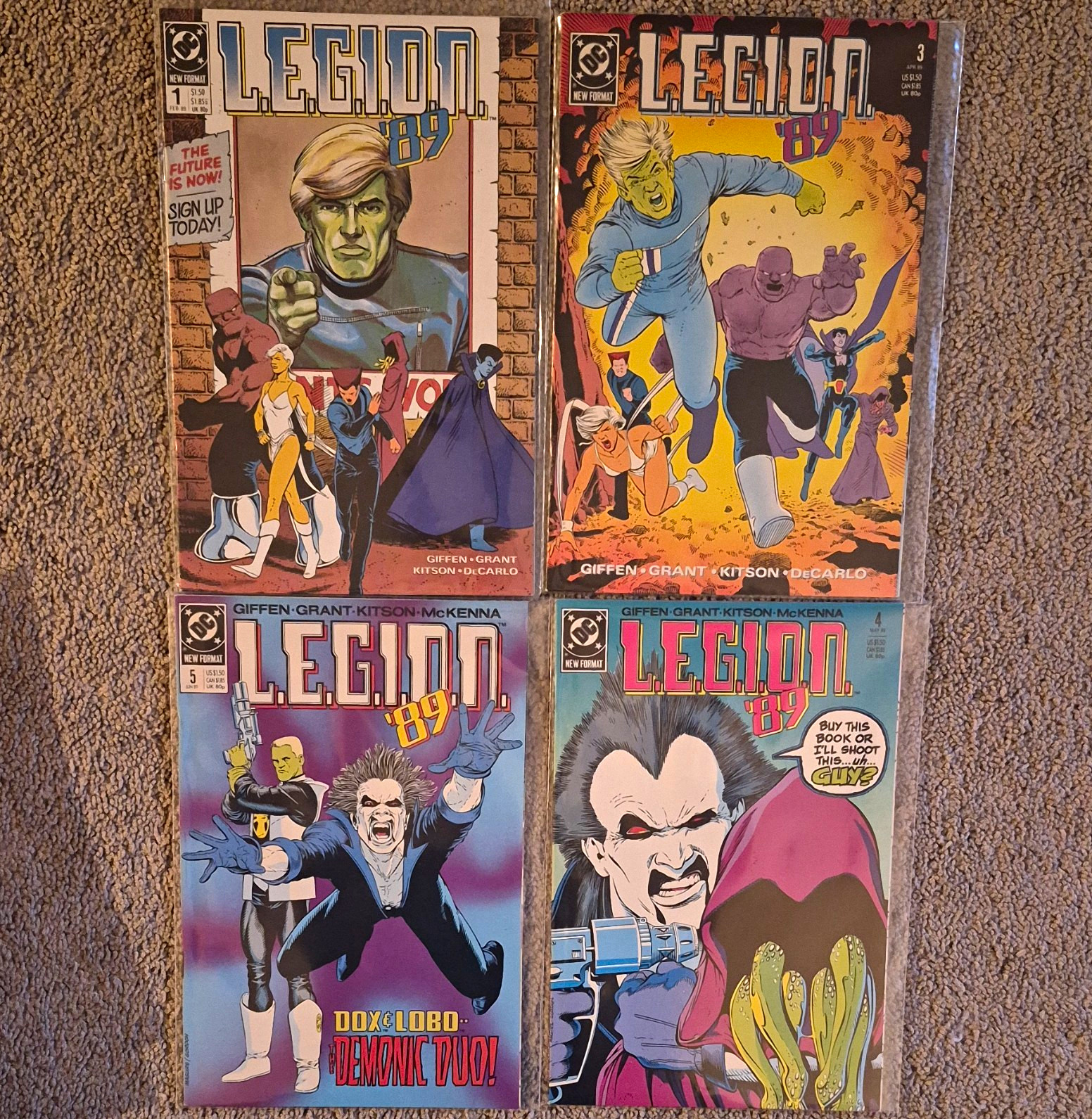 L.E.G.I.O.N. DC #1,3-23, 25-29, 31-33, 35-55, 57-59, 61-62,64-70 Annuals 1-4