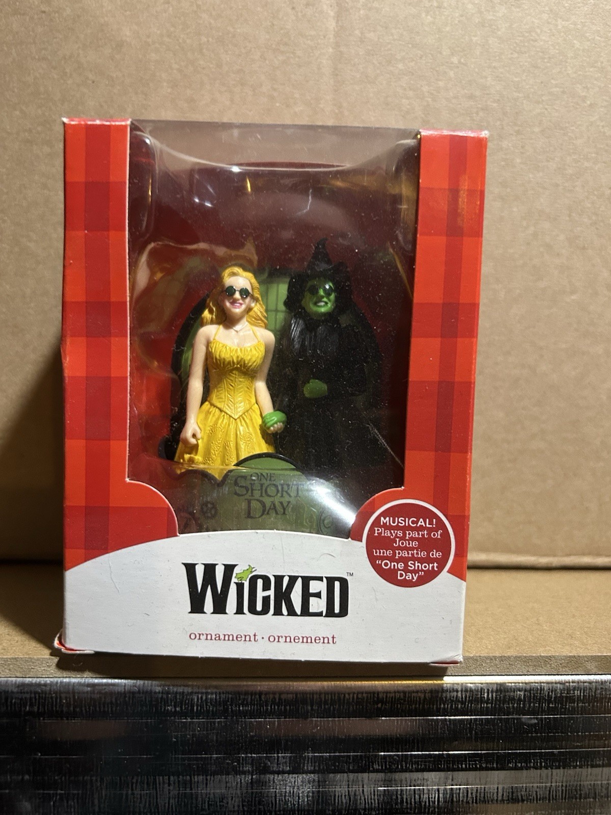 Heirloom Ornament Wicked the Musical One Short Day Broadway NEW RARE