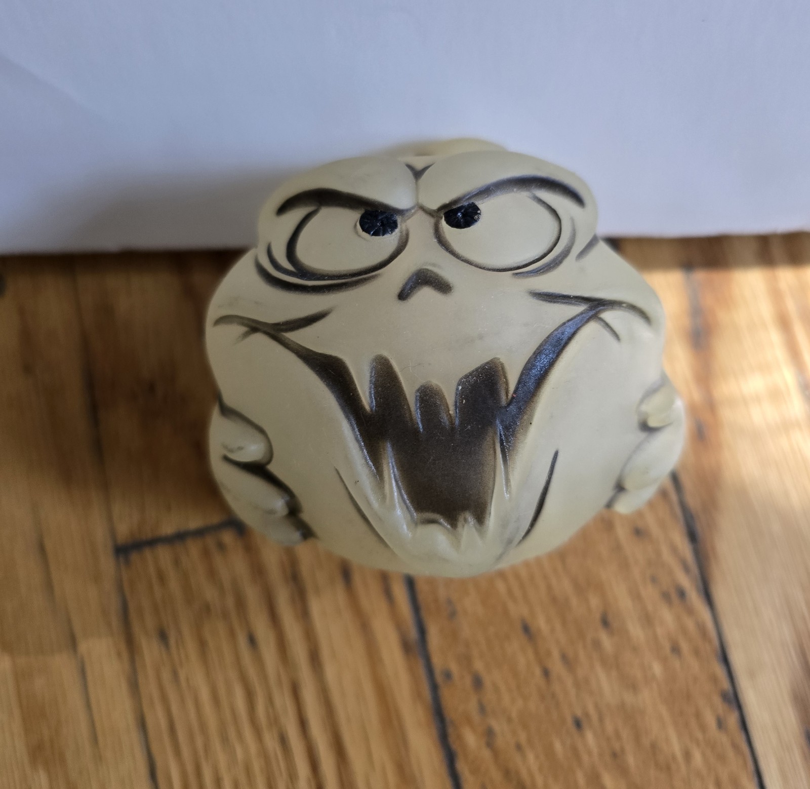 Vintage 1998 Take One SCREECHERS Monster Ball Squeak Toy Glow In The Dark VG...