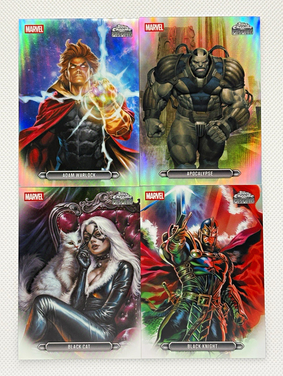 Topps Chrome Marvel 2026 50-Card Lot Fanfare FF-01 to FF-50 Chase Complete Set
