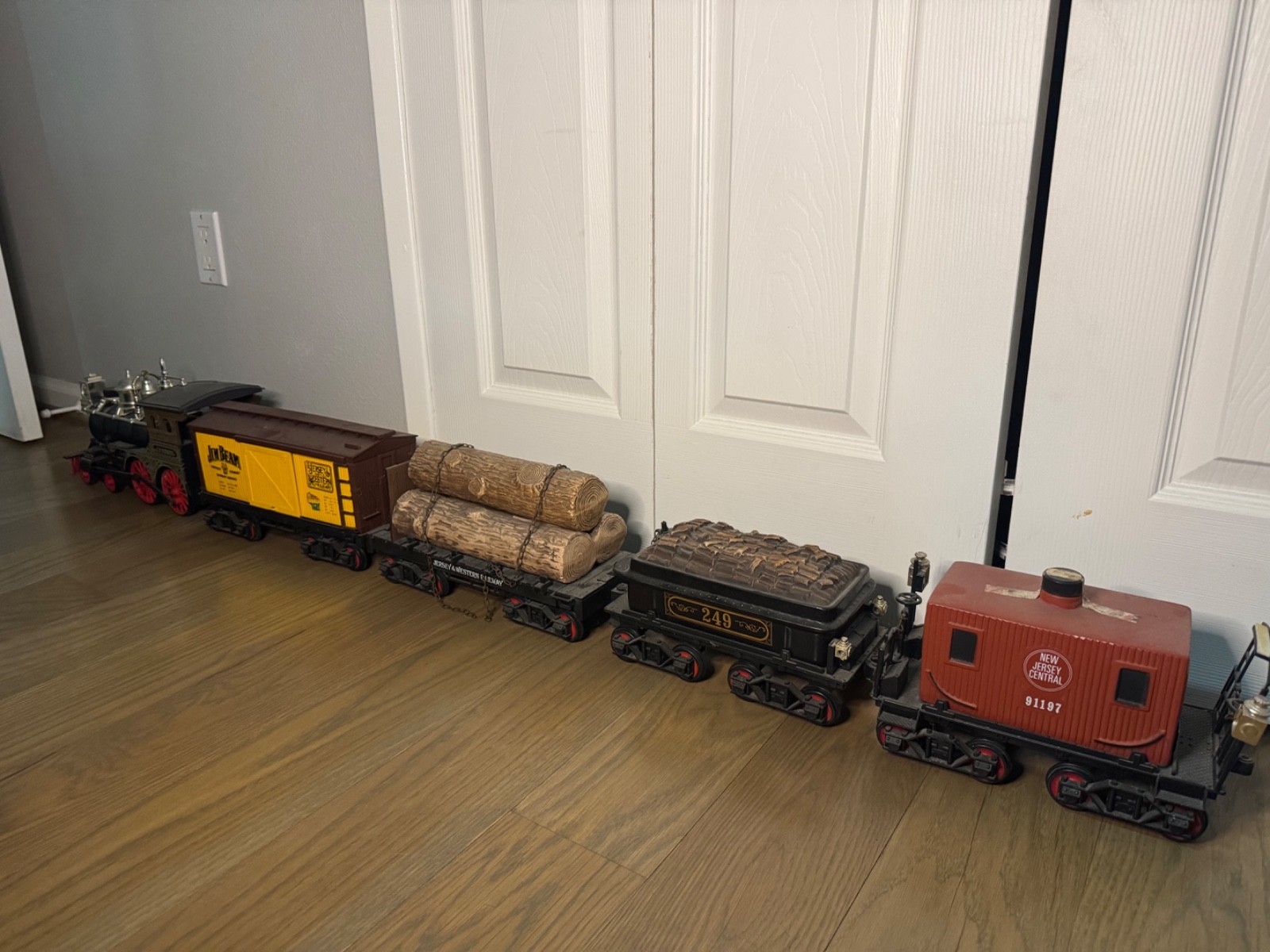 Jim Beam Decanter Train Set