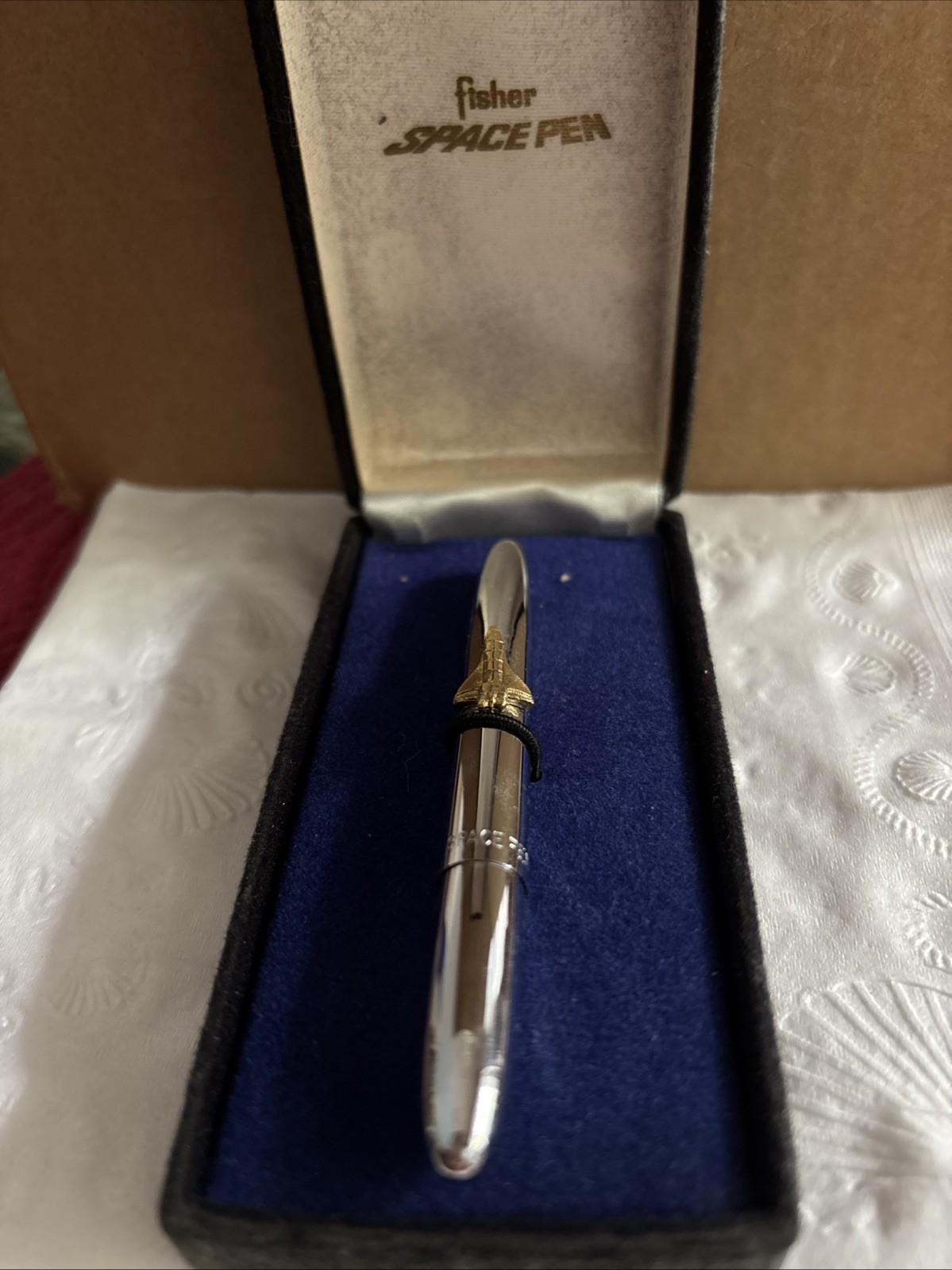 Vintage Bullet Shaped Space Pen With A Little Rocket 🚀 On The Top