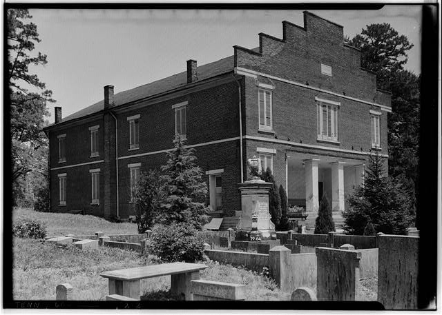 Columbia Tennessee Zion Church Presbyterian 1900s Brick Church Cemetery