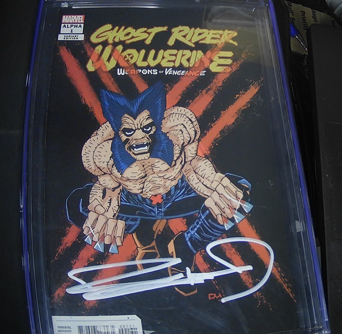 Ghost Rider Wolverine Weapons Vengeance #1 CGC SS 9.4 Signed By Frank Miller