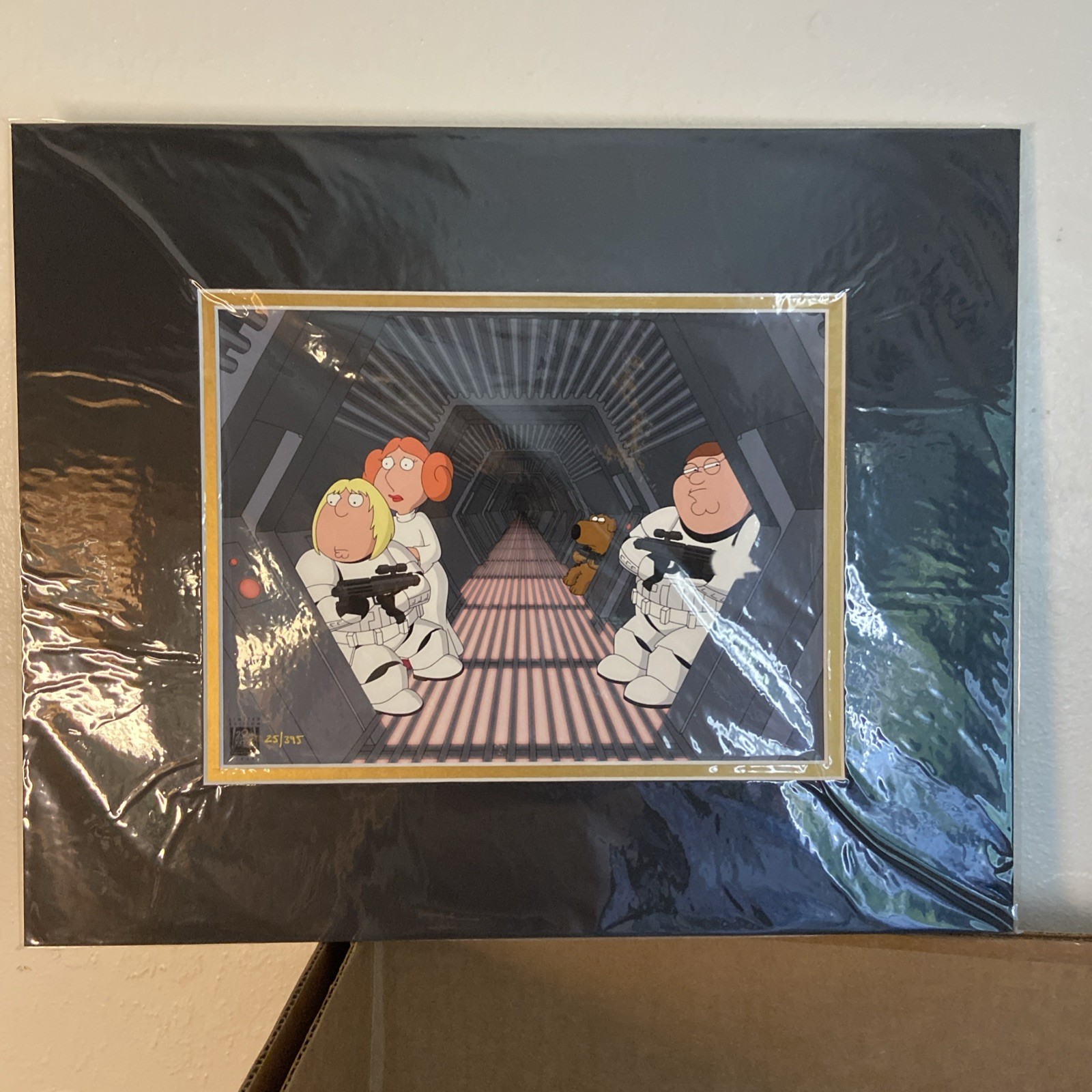 Star Wars FAMILY GUY Blue Harvest Acme Archives Giclee Matted Art Print - 25/395