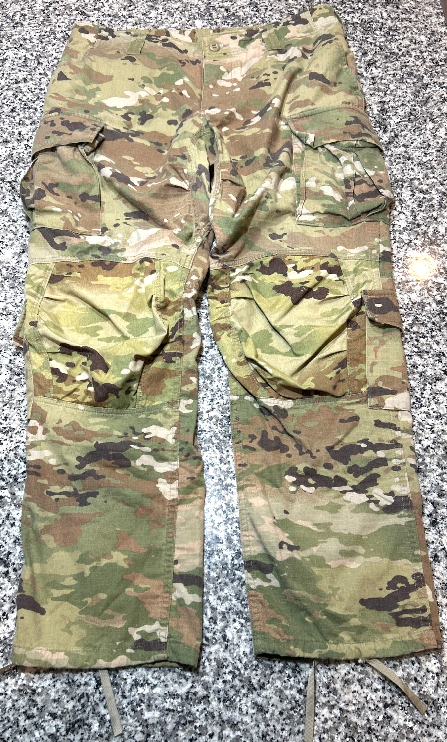 USGI OCP IHWCU COMBAT PANTS,  HOT WEATHER, SUMMERS; USED; LARGE/ REGULAR