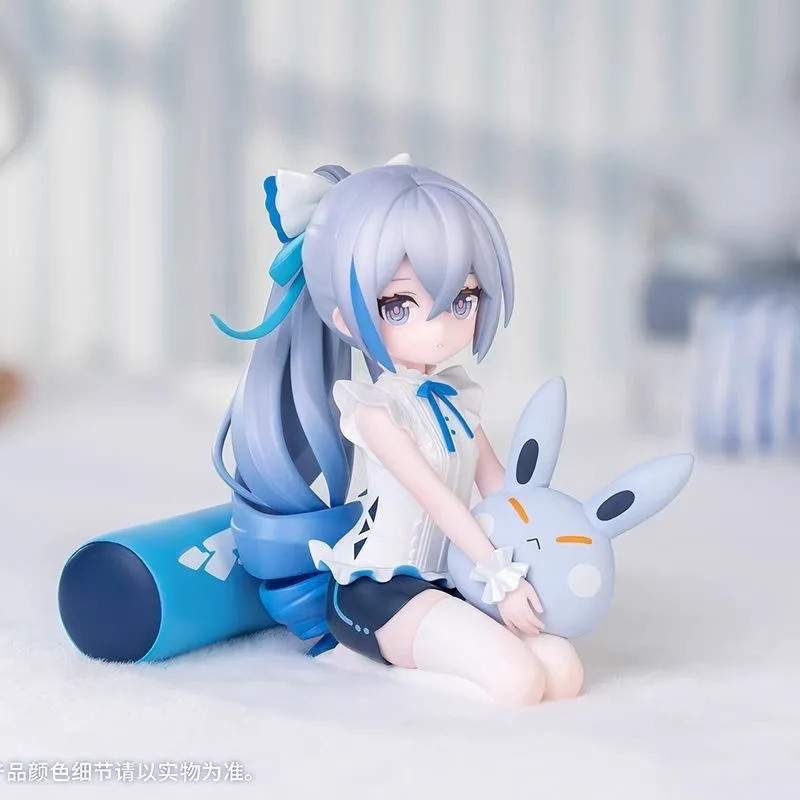 Cute Anime Girl Sitting PVC Figure Desktop Decor Collectible Model Toy for Fans