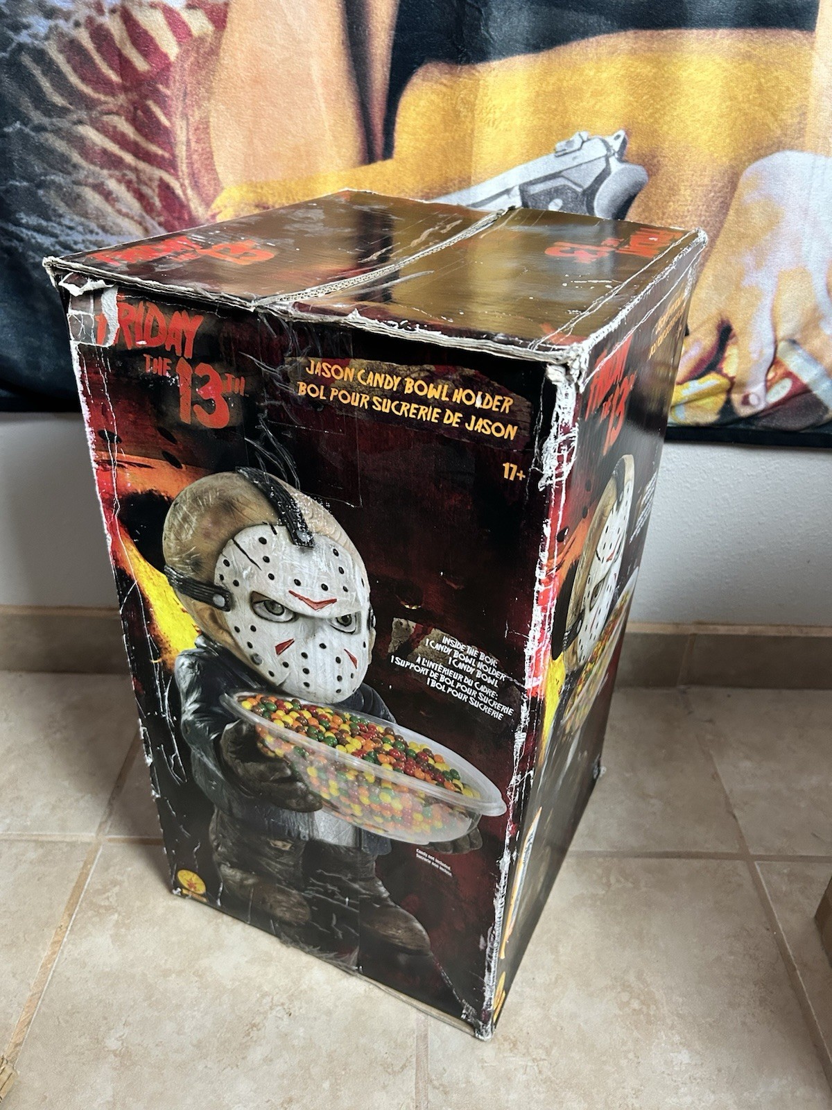 Friday The 13th Halloween Candy Bowl Holder Jason Vorhees