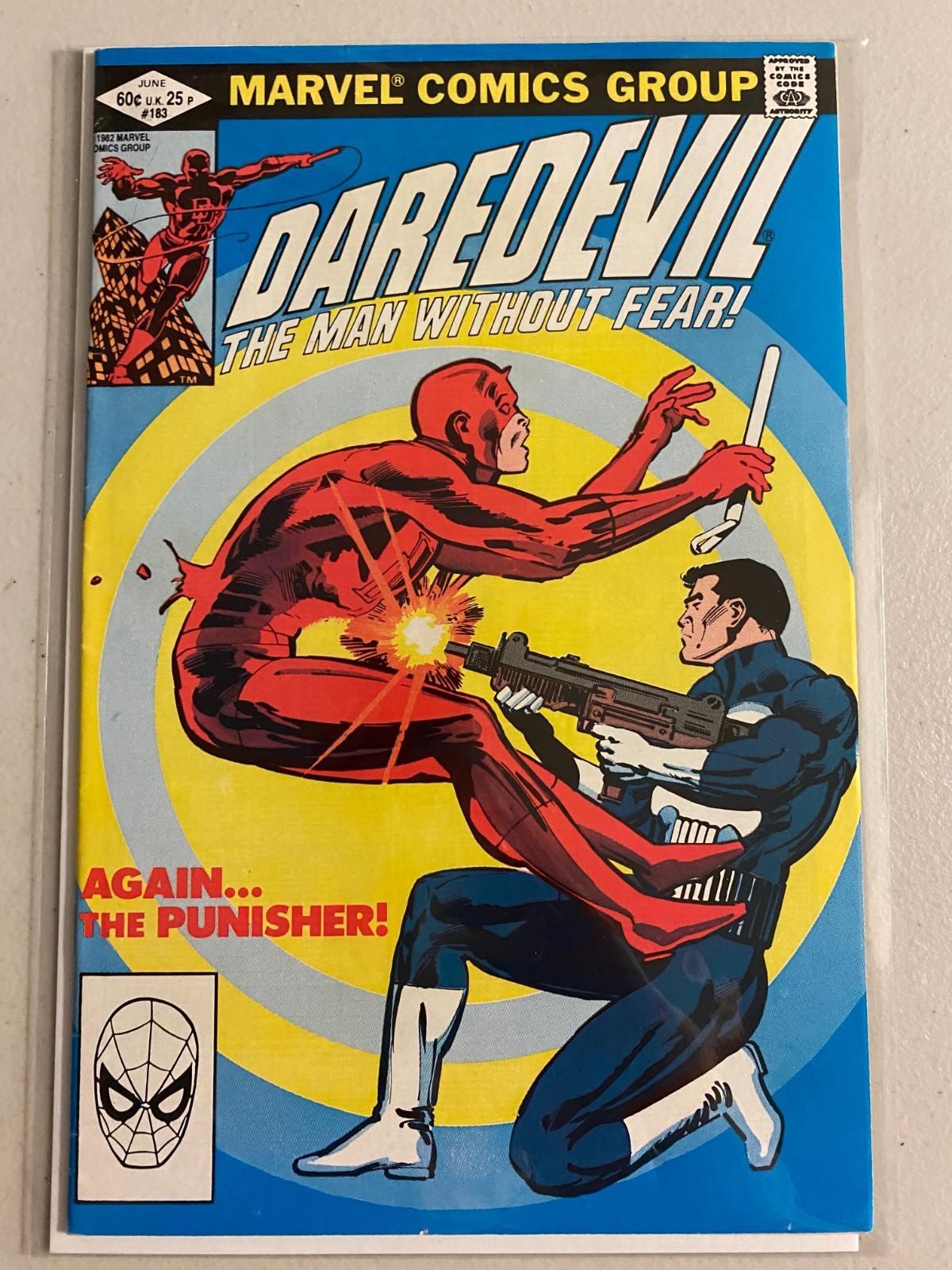 Daredevil #183 direct Daredevil vs. Punisher 6.0 (1982)