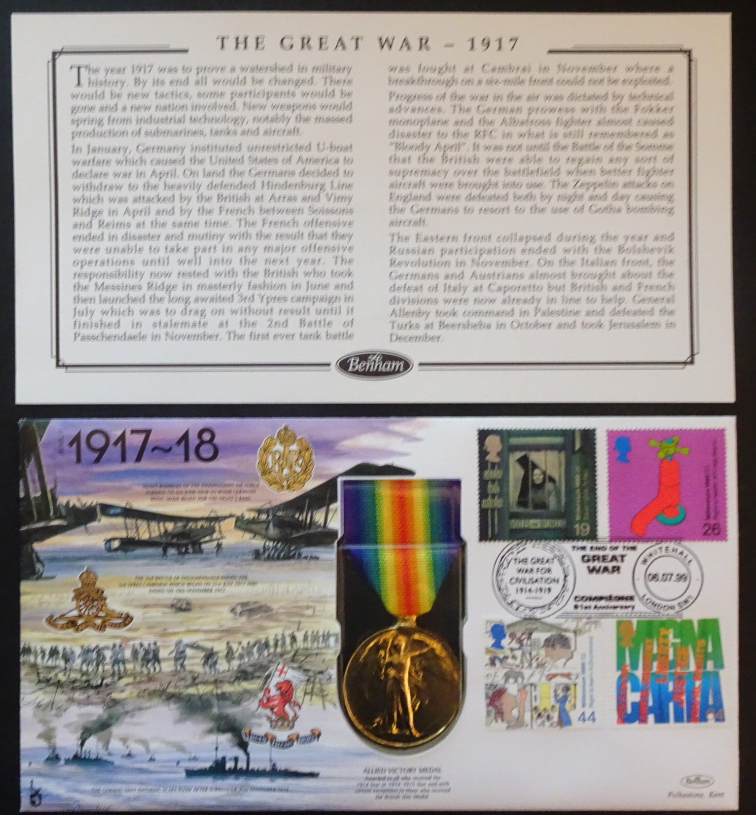 WWI replica Victory Medal - Benham JSMIL7