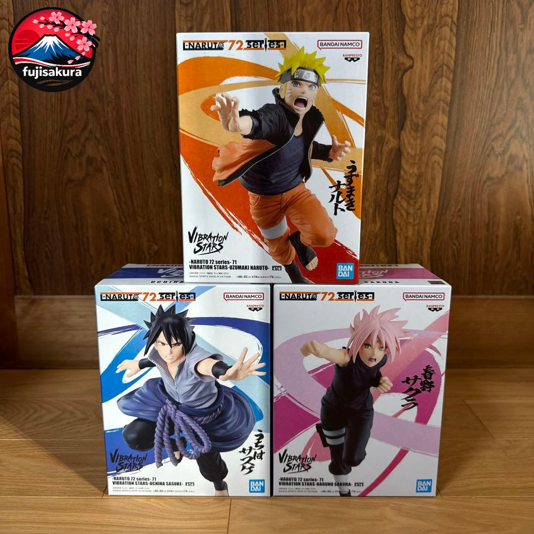 Naruto Sasuke Sakura Vibration Stars 72 Series 71 Figure Banpresto NEW JAPAN