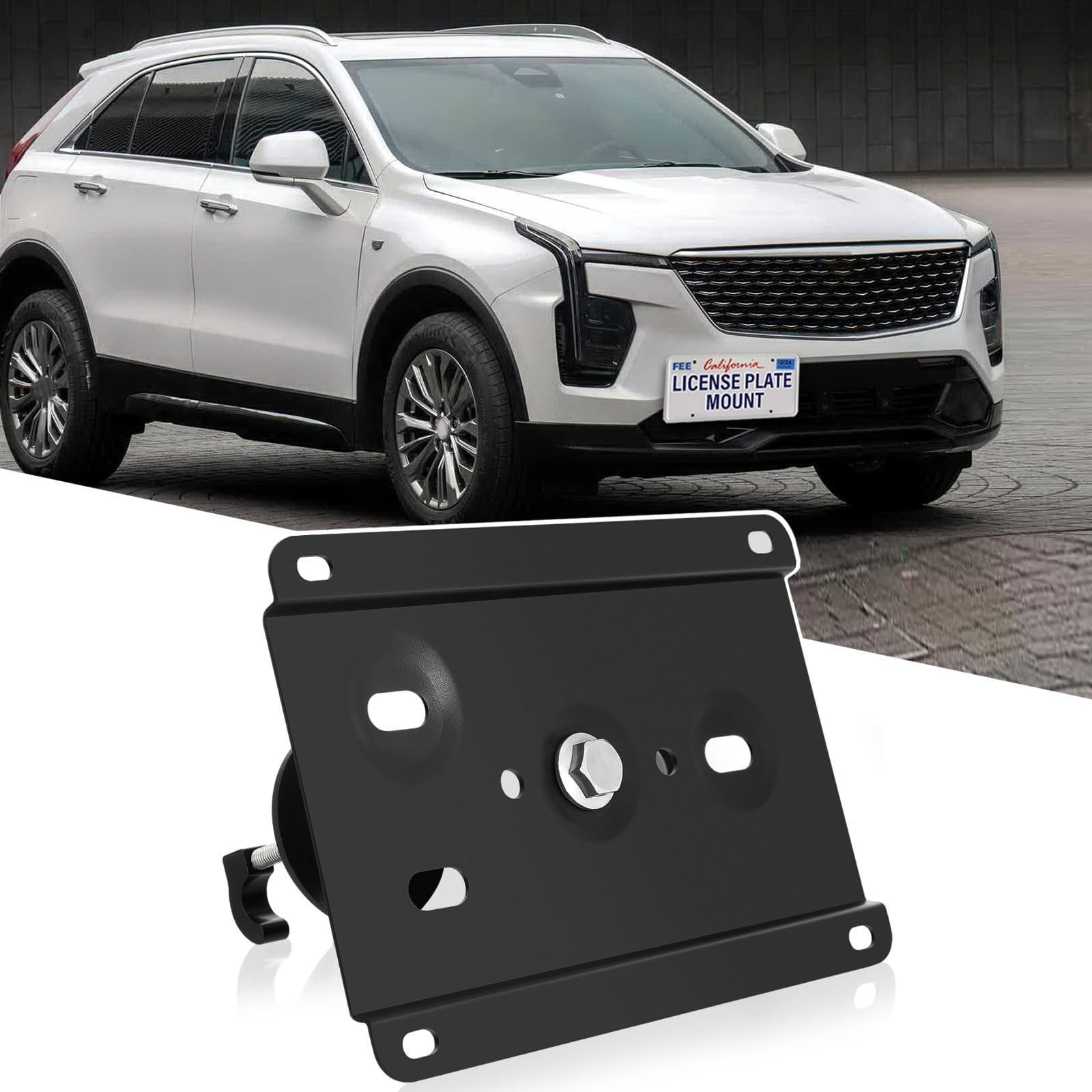 New Front Bumper License Plate Mount Kit Compatible with Cadillac CT4 CT5 XT4...