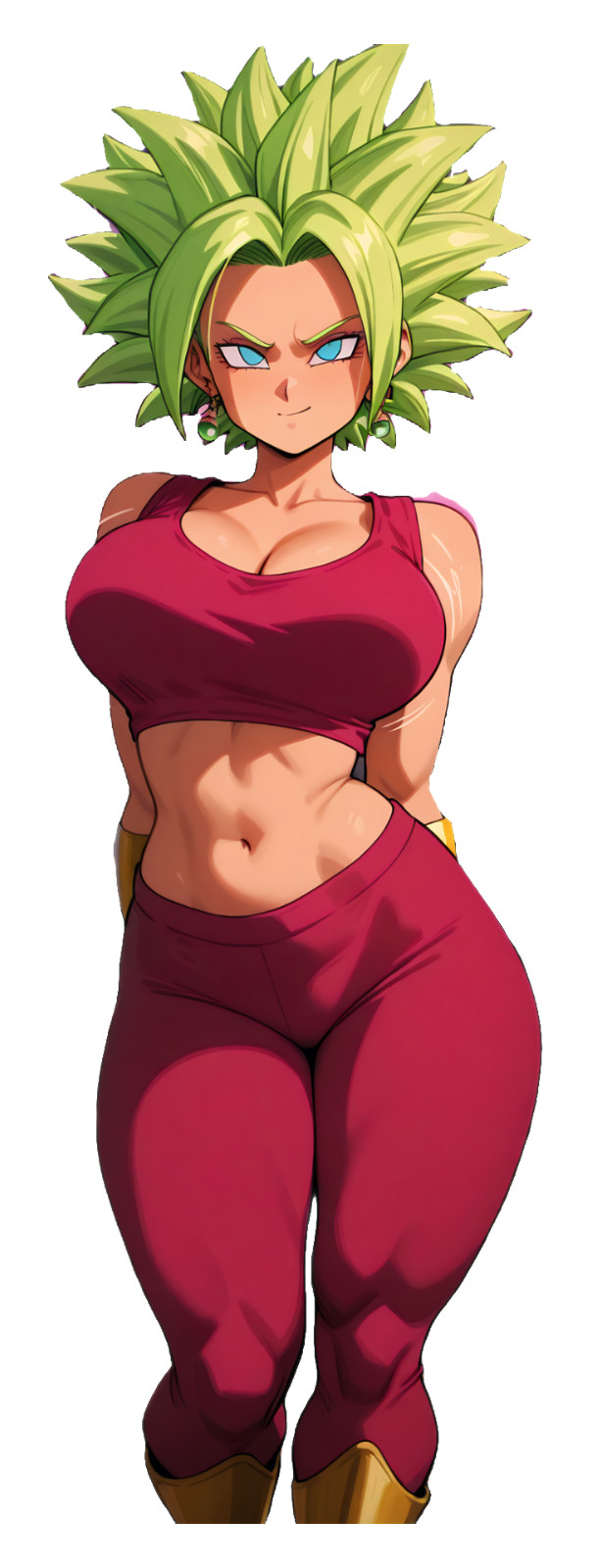 3773 Kefla Sticker, Made In USA, Laminated, Sexy, Waifu, Curvy, DBZ