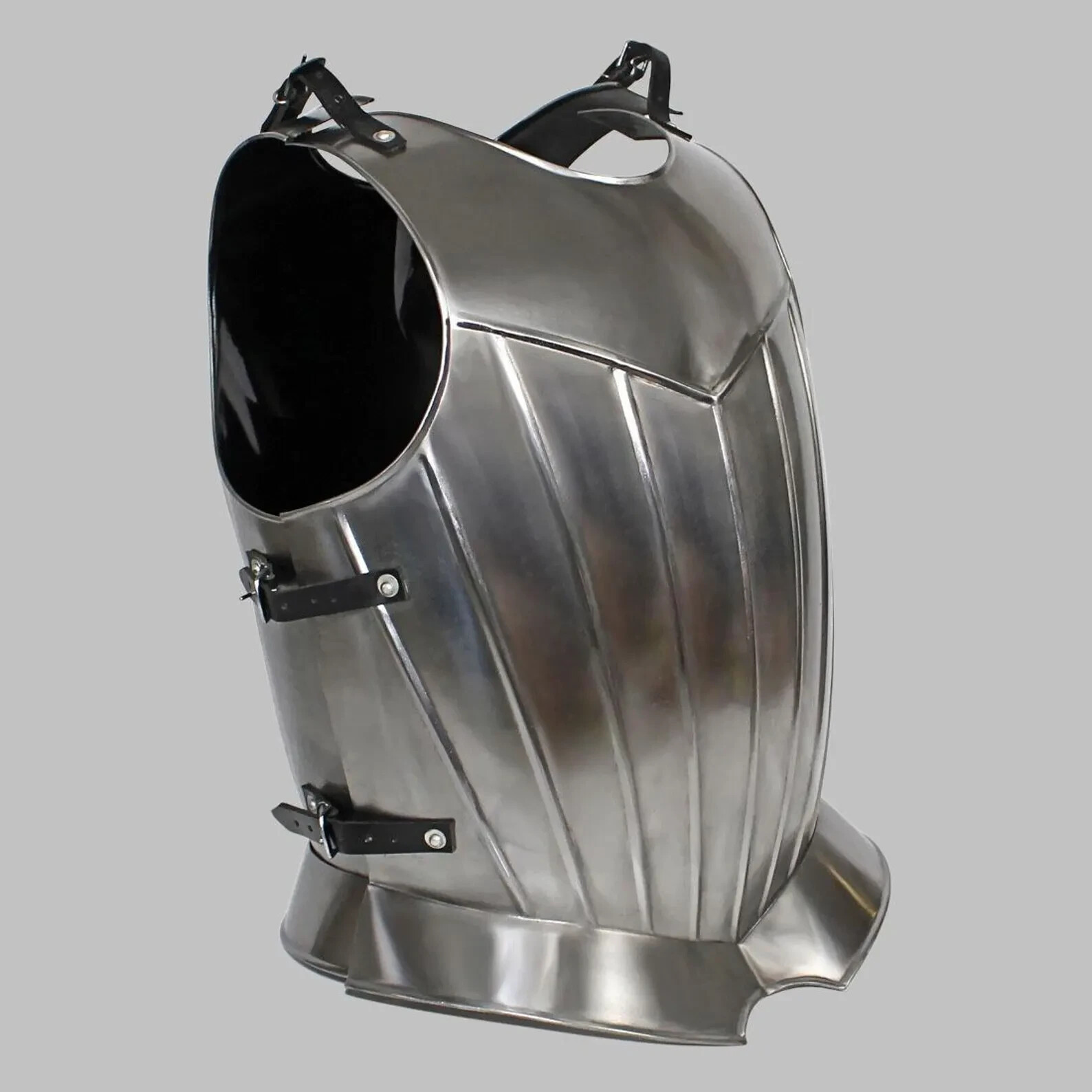 Medieval Knight Fluted Gothic Cuirass Armor Warrior Knight Armor Steel Breastpla