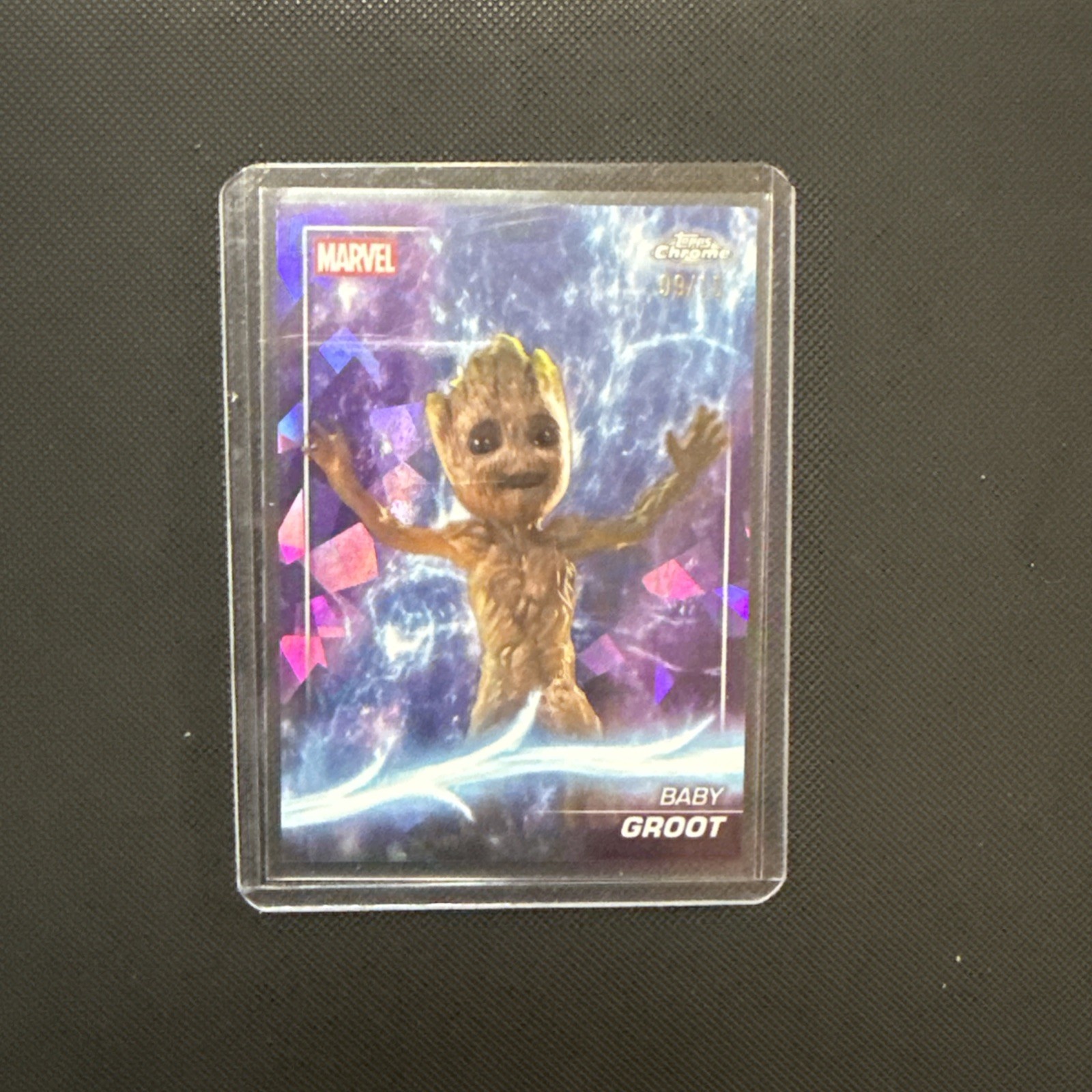 2025 Topps Marvel Sapphire Baby Groot #73 9/15