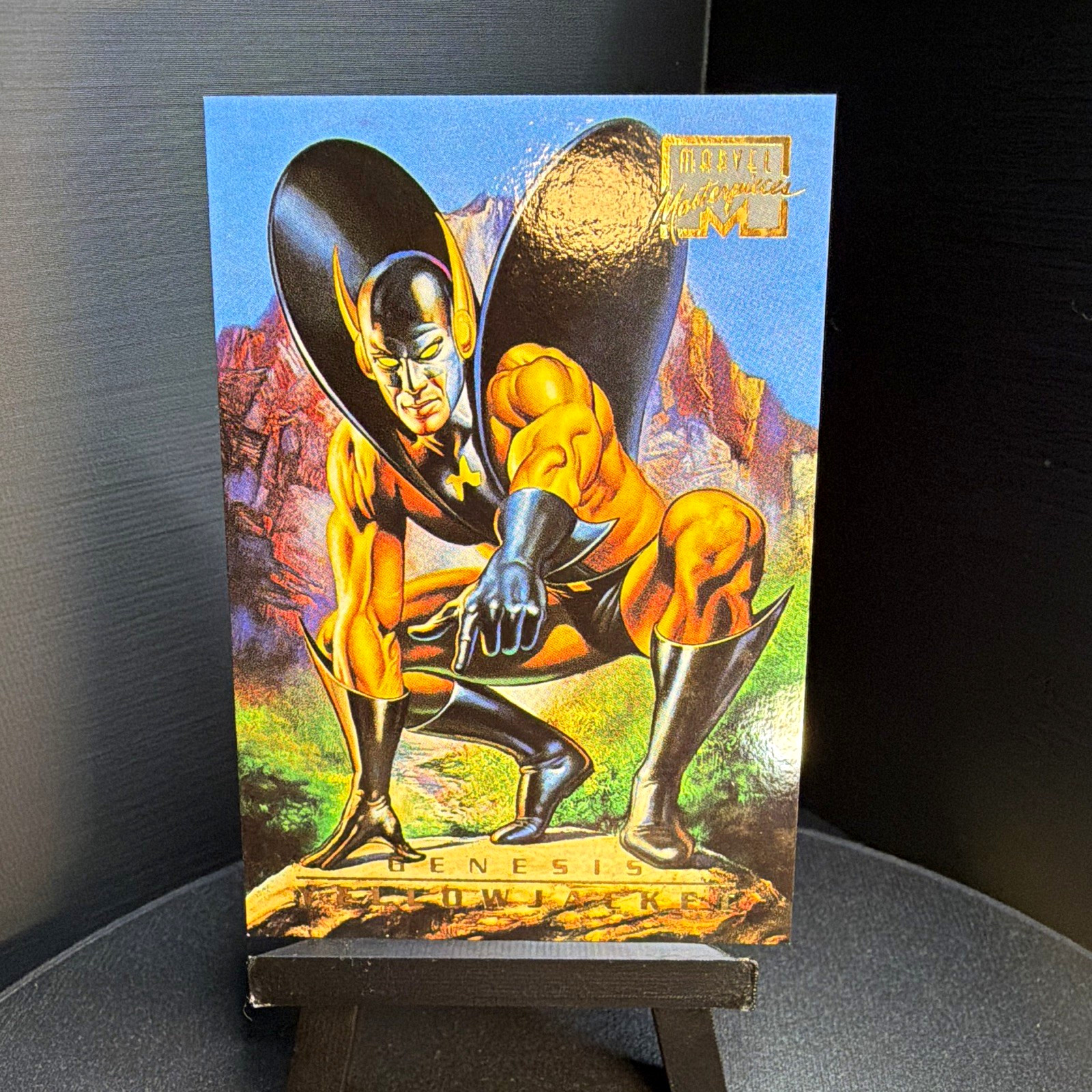 SkyBox 1996 Marvel Masterpieces Genesis Yellowjacket #89 Joe Jusko Insert