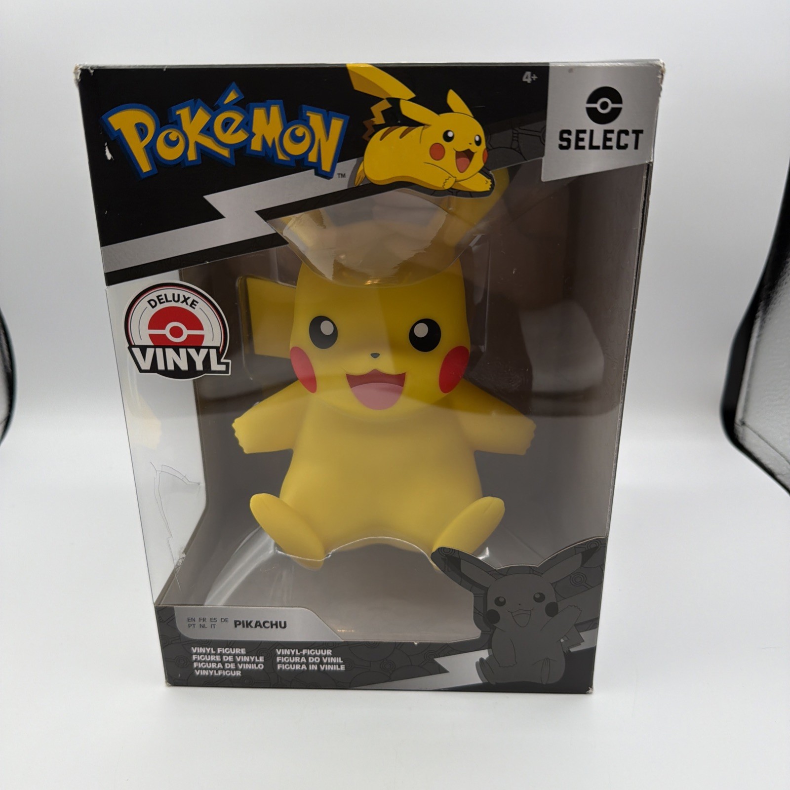 Pokemon Pikachu Deluxe Select Vinyl Figure - 8 Inch Figure,  New 🔥