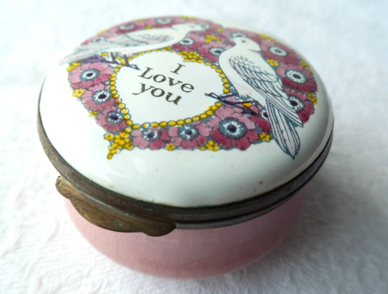 Vintage Crummles Enamel Box - 