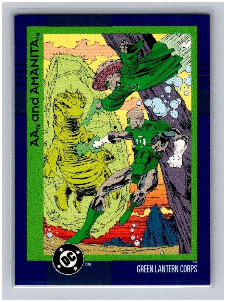 1993 SkyBox DC Cosmic Teams #104 AA and Amanita Green Lantern Corps Trading Card