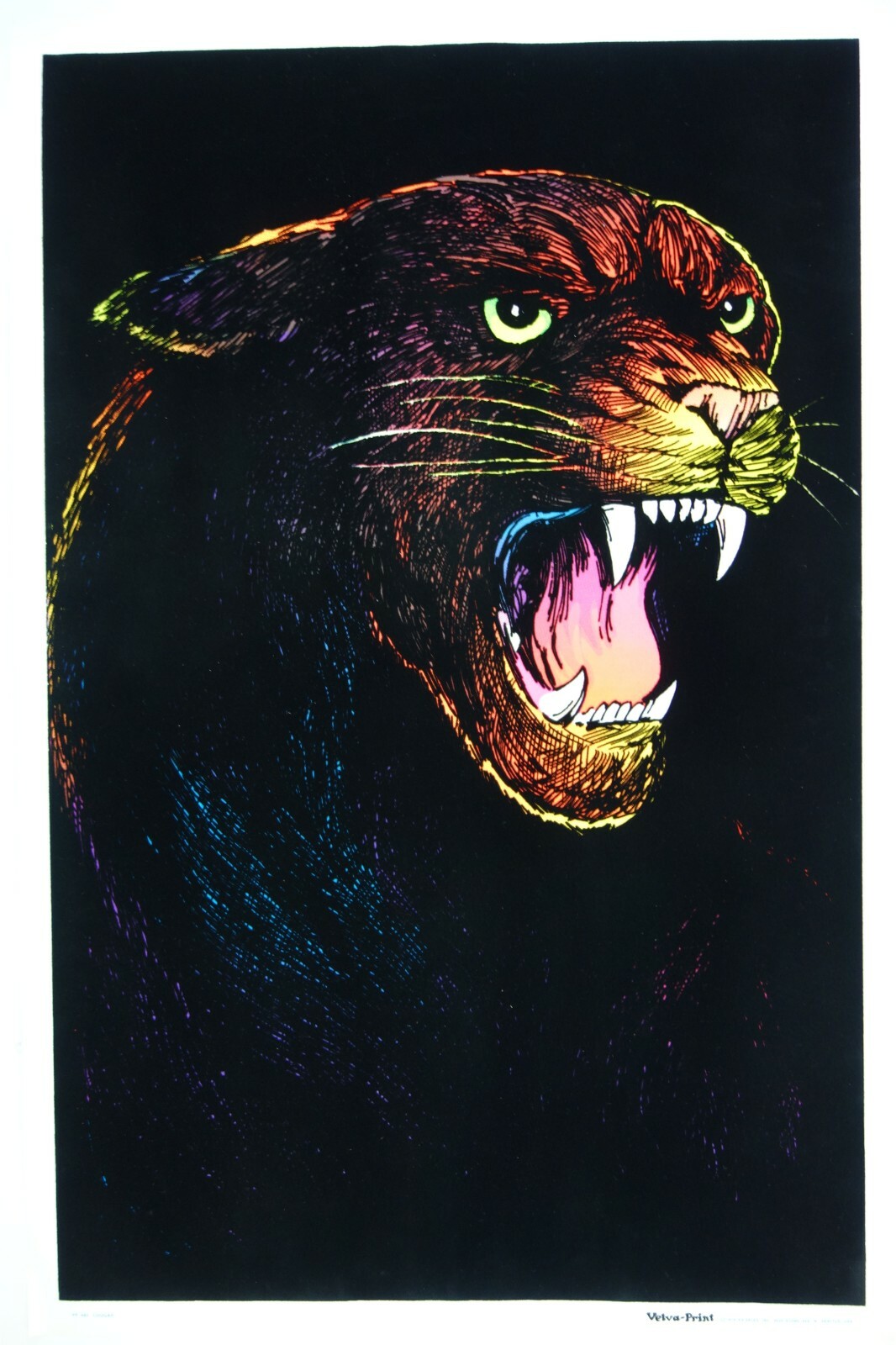 1978 VINTAGE BLACKLIGHT POSTER \