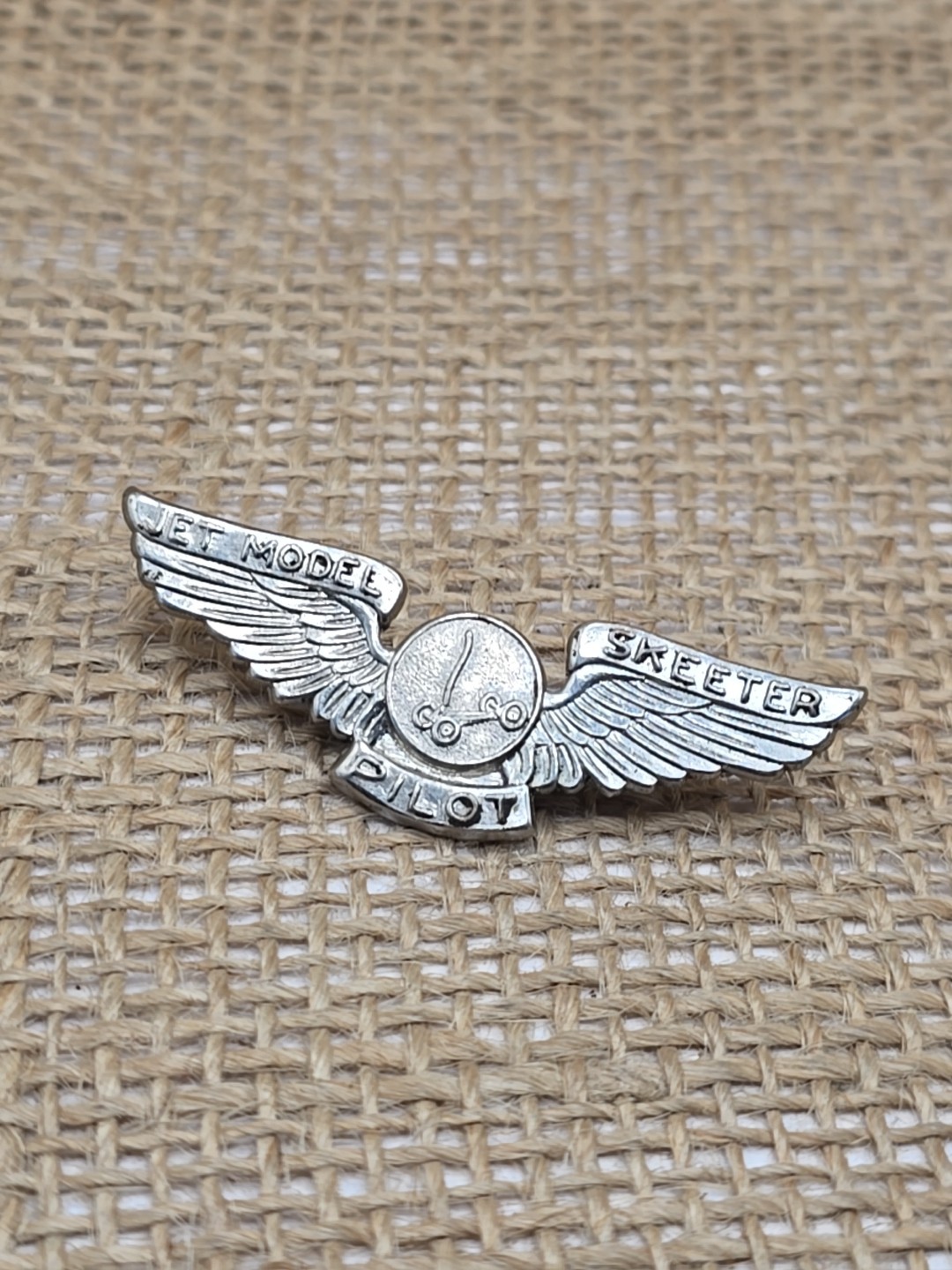 Vintage Jet Model Skeeter Scooter Pilot Wings RARE