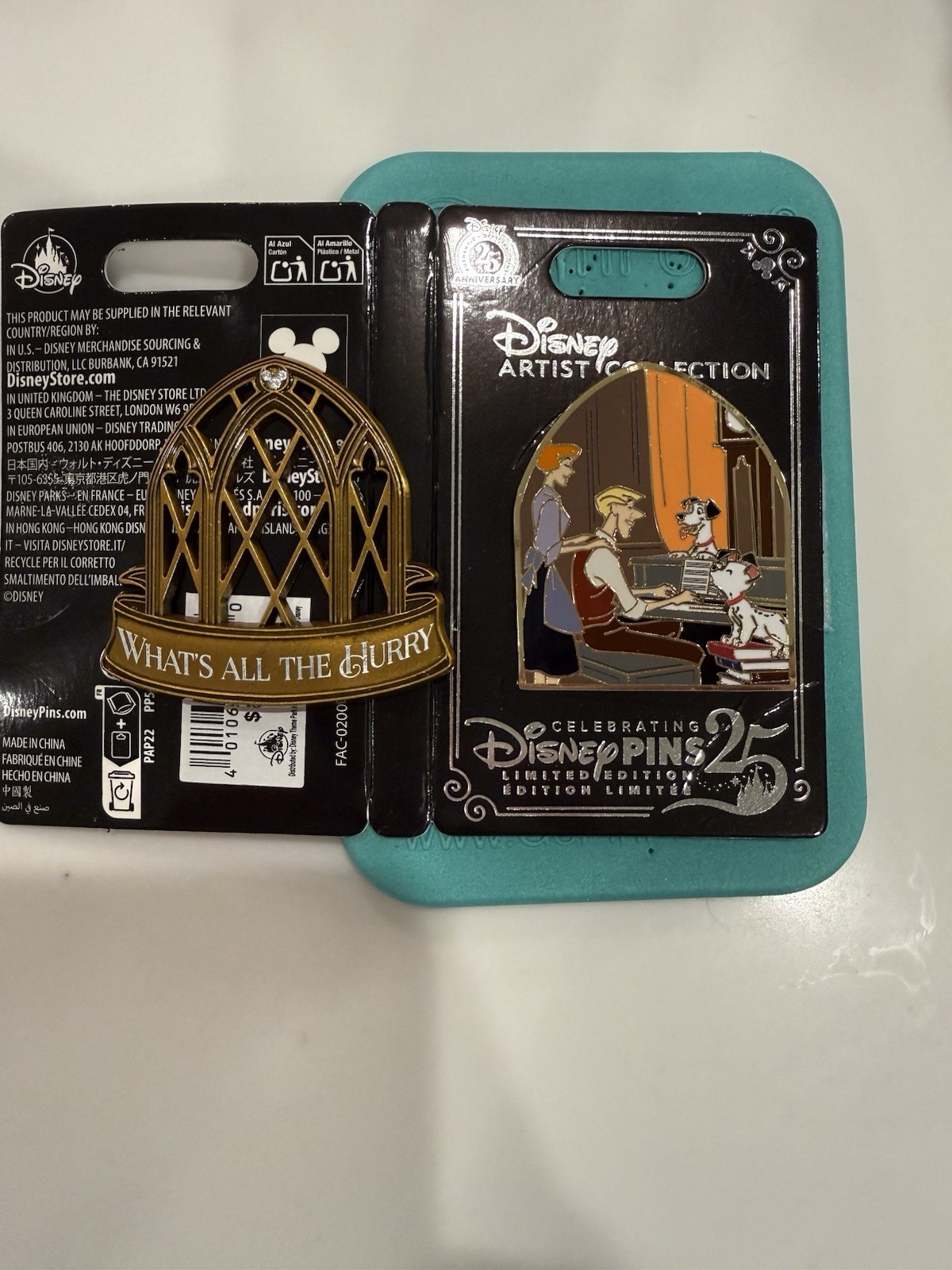 What\'s All the Hurry - 101 Dalmatians is a Limited Edition (LE) 4500 pin