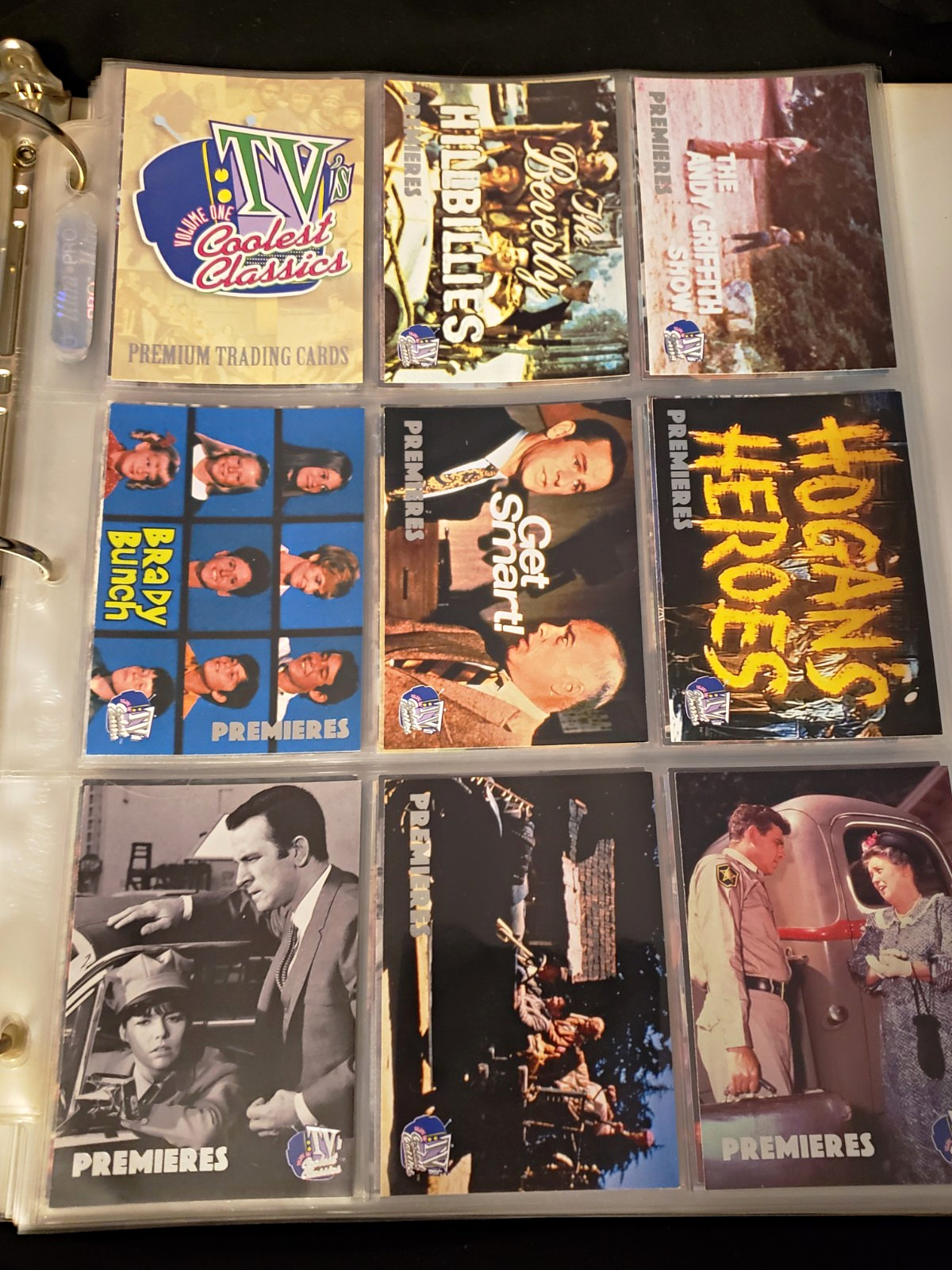1998 Inkworks TV\'s Coolest Classics Premieres Complete 90 Card Base Set