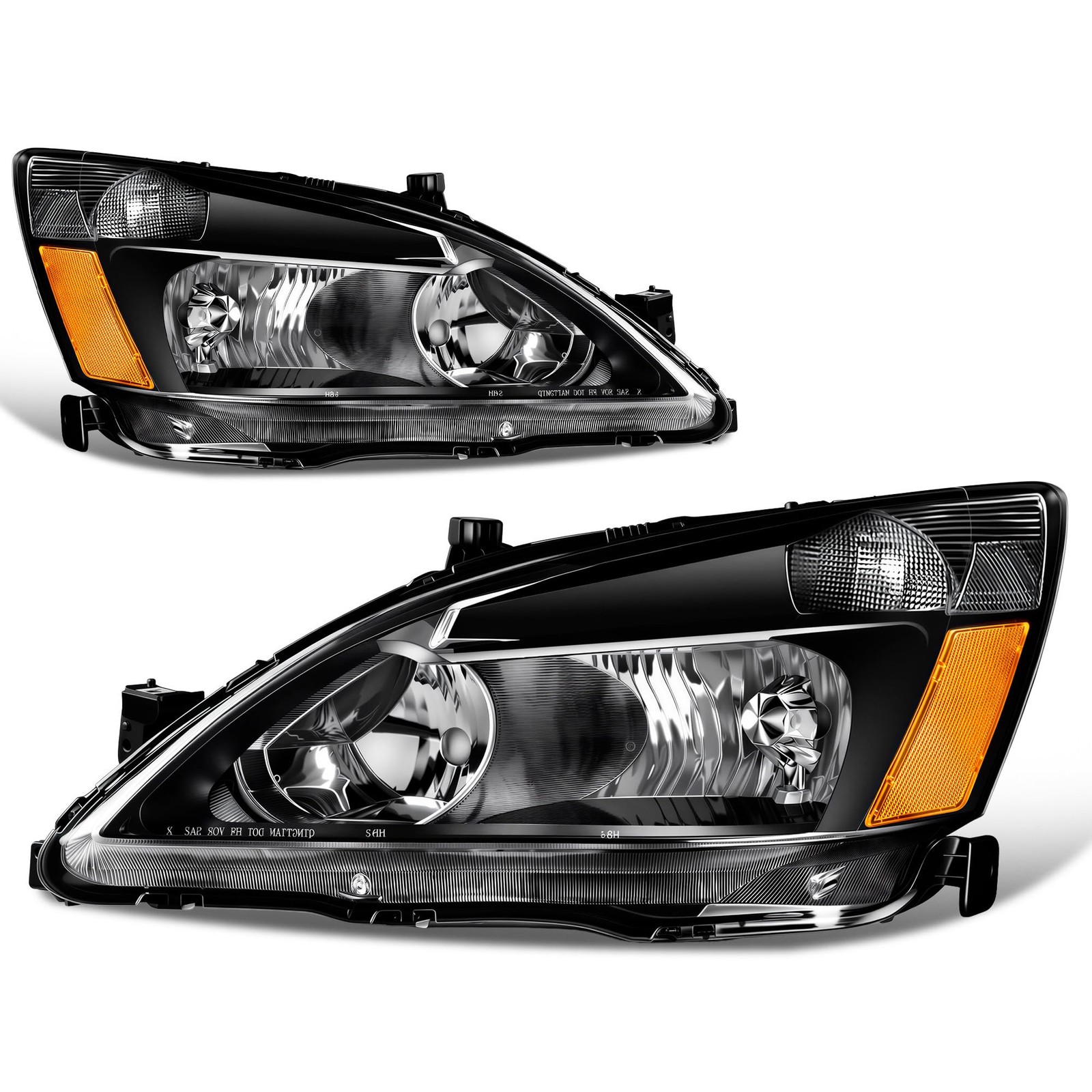 AUTOSAVER88 Headlight Assembly Compatible with 2003-2007 Honda Accord | Not F...