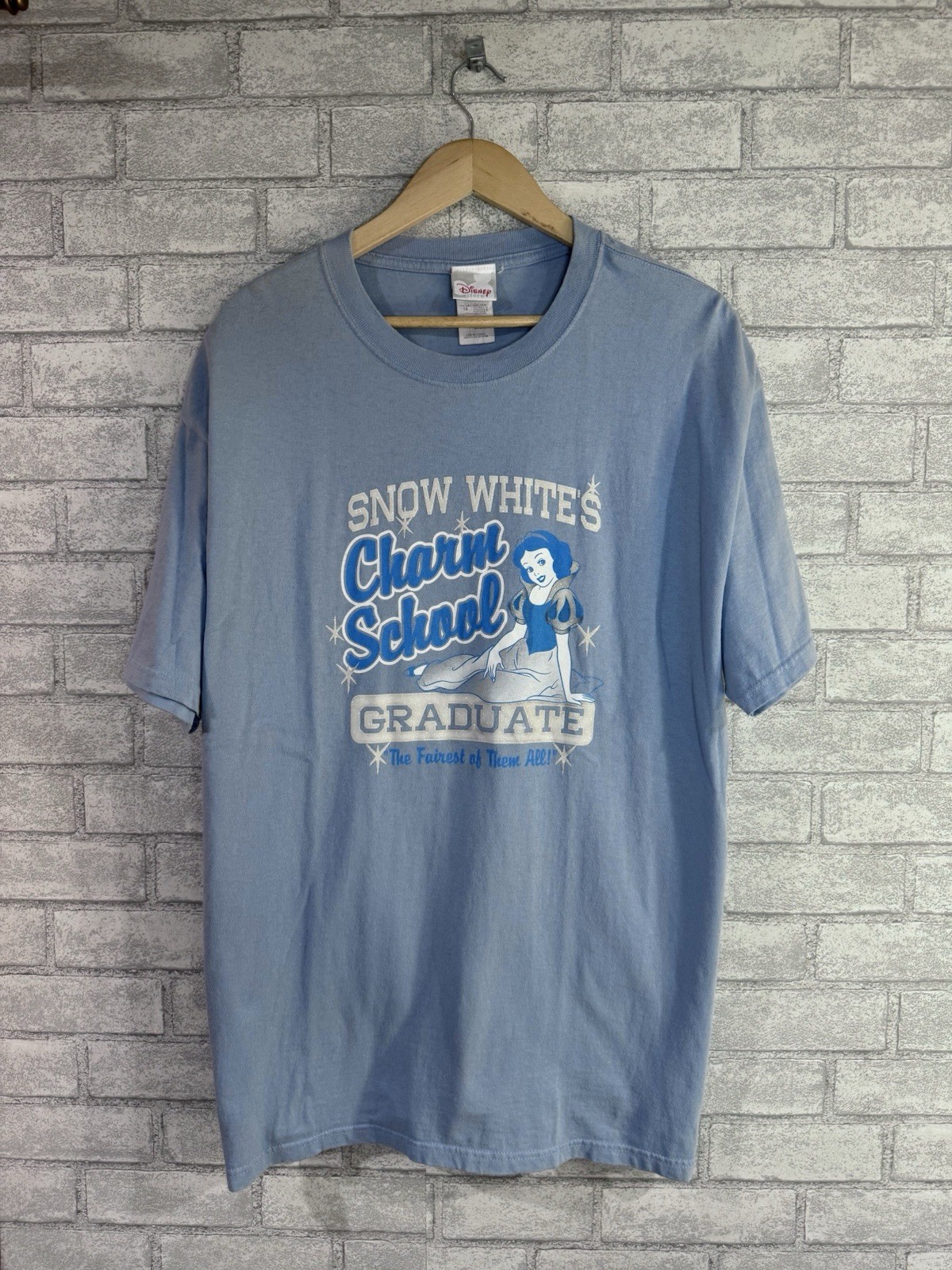 Vintage Disney Princess Snow White Charm School T-Shirt Size Adult XL Rare 2000s