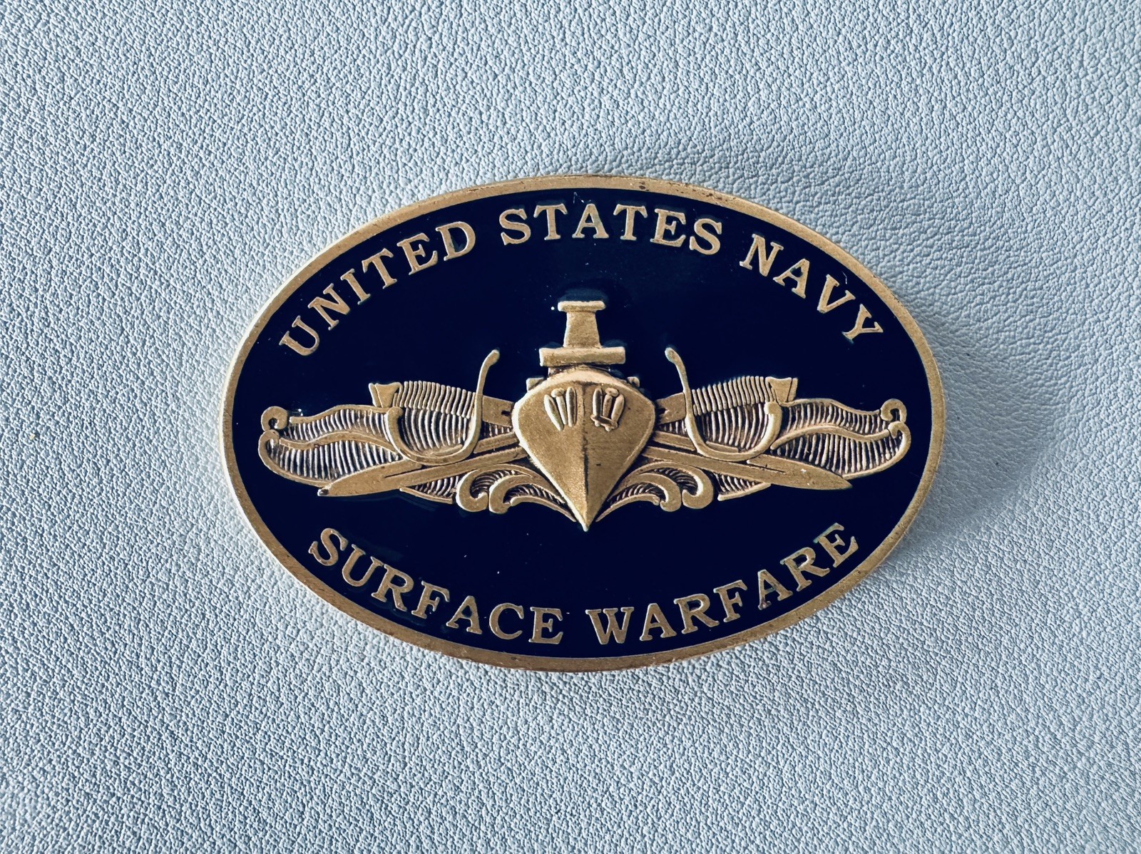 US Navy Surface Warfare Challenge Coin Warriors of the Sea Duty Honor Courage