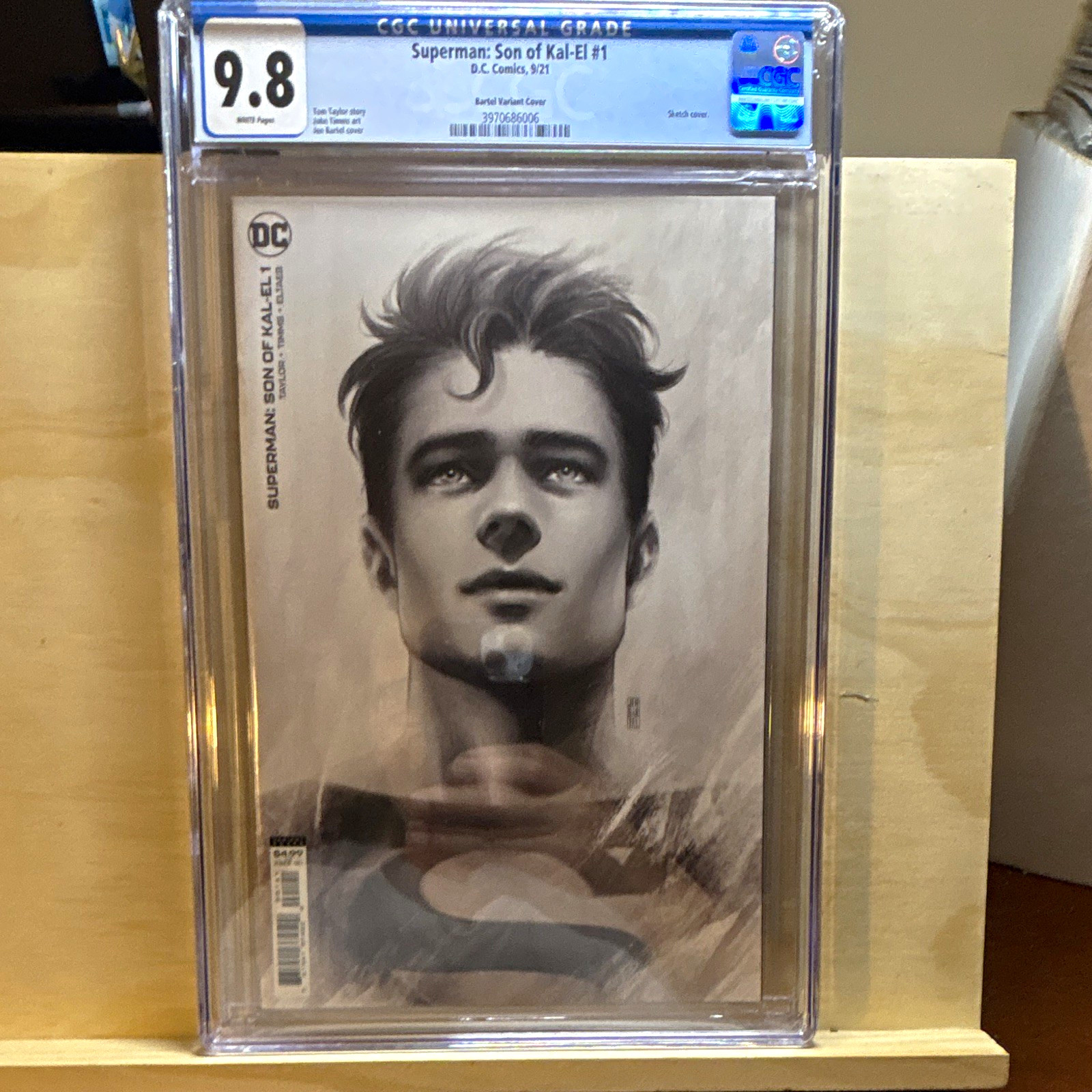 DC Comics Superman: Son of Kal-El #1 (2021) CGC 9.8 Jen Bartel Variant