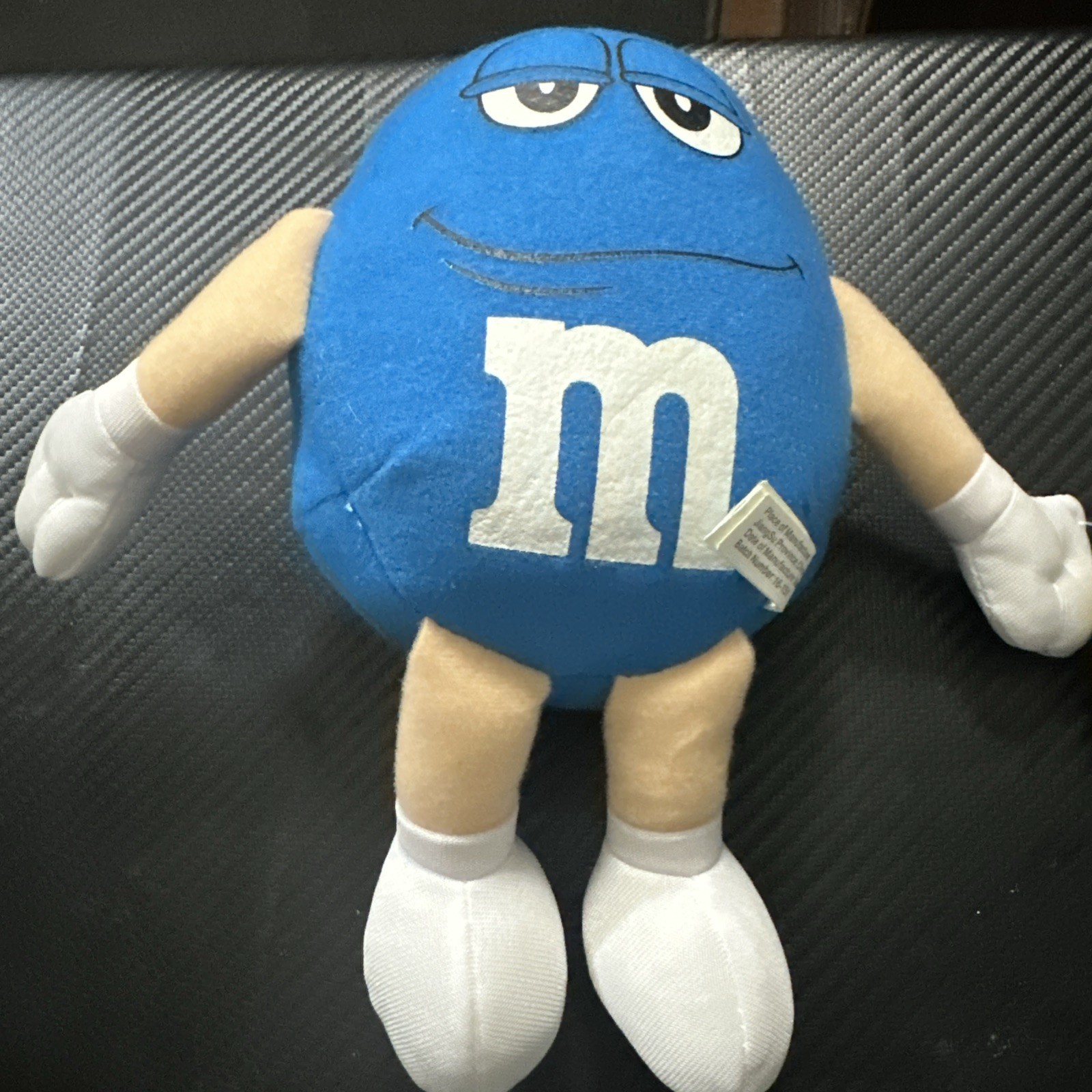 M&M Blue Plush Toy 9”
