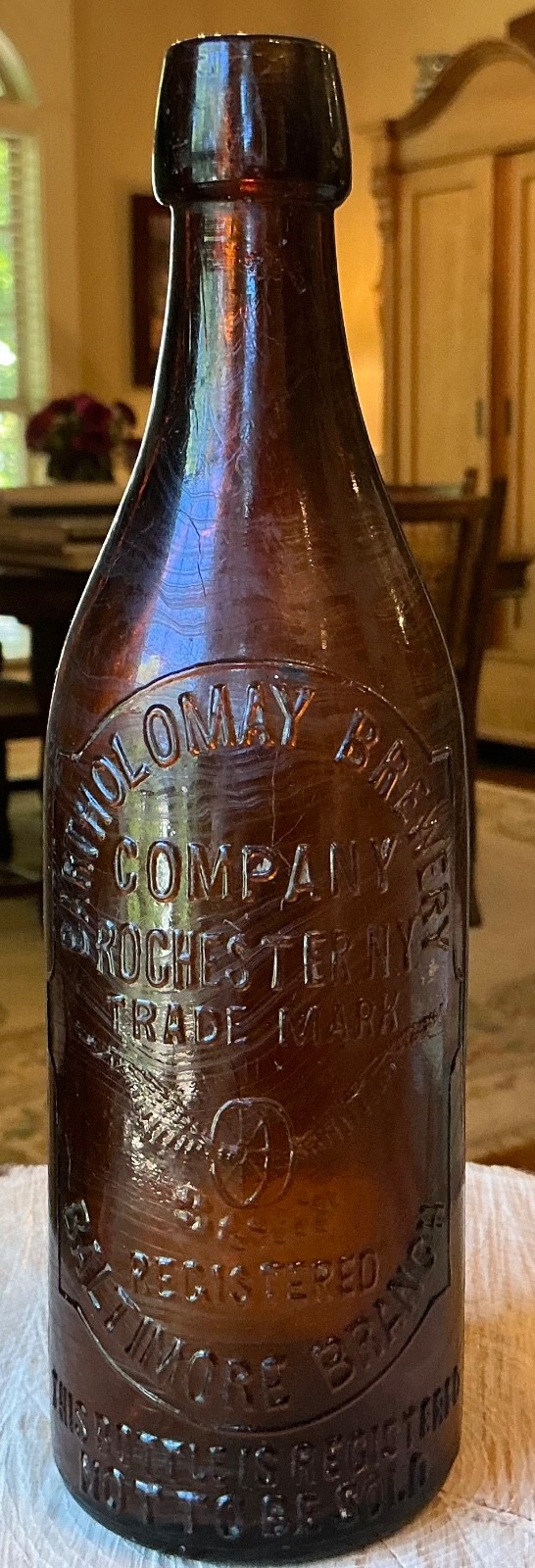 BARTHOLOMAY BREWING CO. AMBER BLOB BEER, BALTIMORE BRANCH