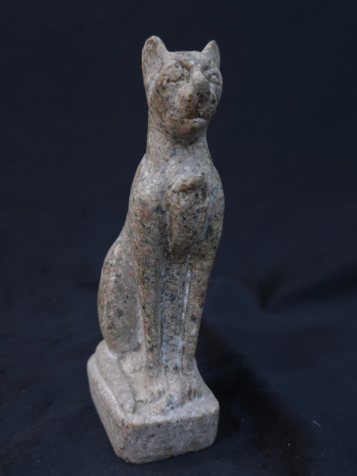 Authentic Ancient Egyptian Antique Rare Goddess Bastet Statue Figurine BC