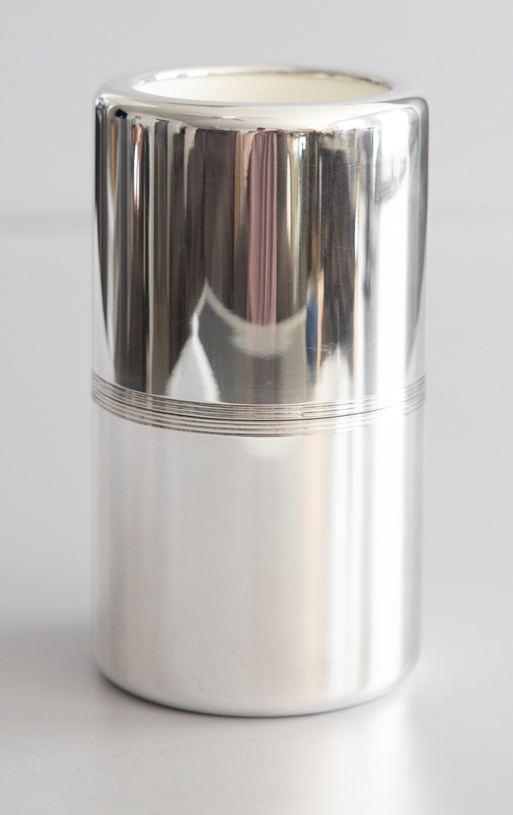 Vintage French Christofle Silver Plate Wine Bottle Chiller Cooler 8.75\