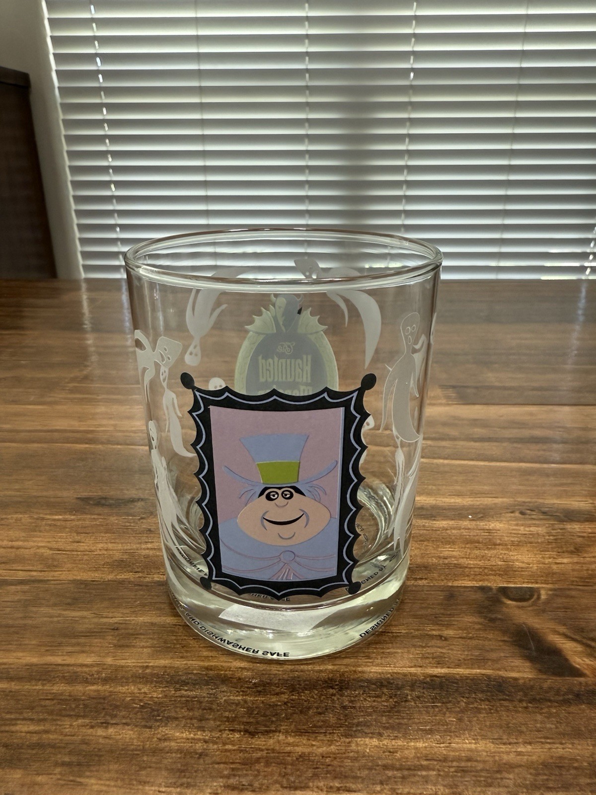PRICED TO SELL Disney’s Haunted Mansion Rocks Glass (Top Hat)