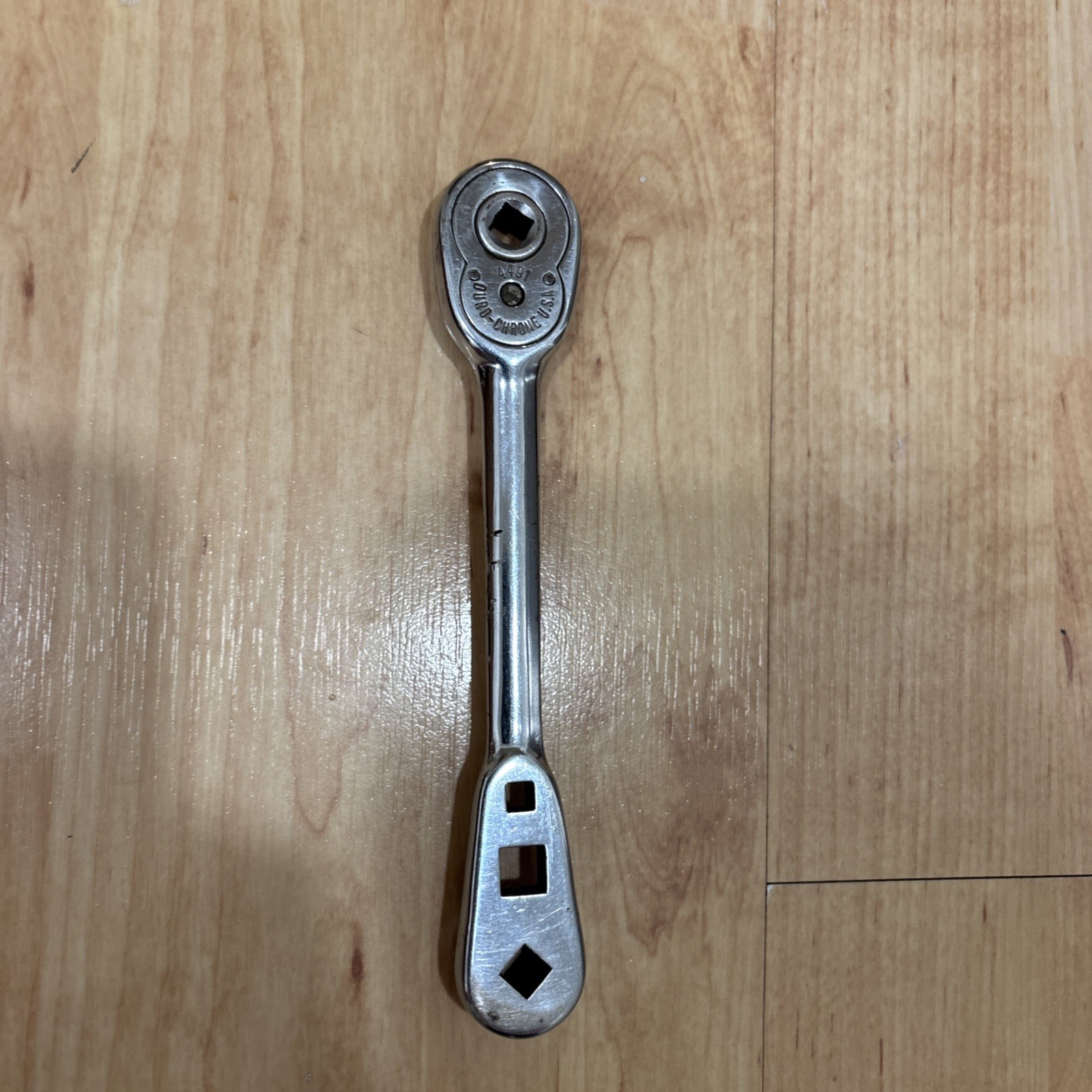 Vintage Duro-Chrome 4491 Refrigeration Ratcheting Wrench  Made In USA