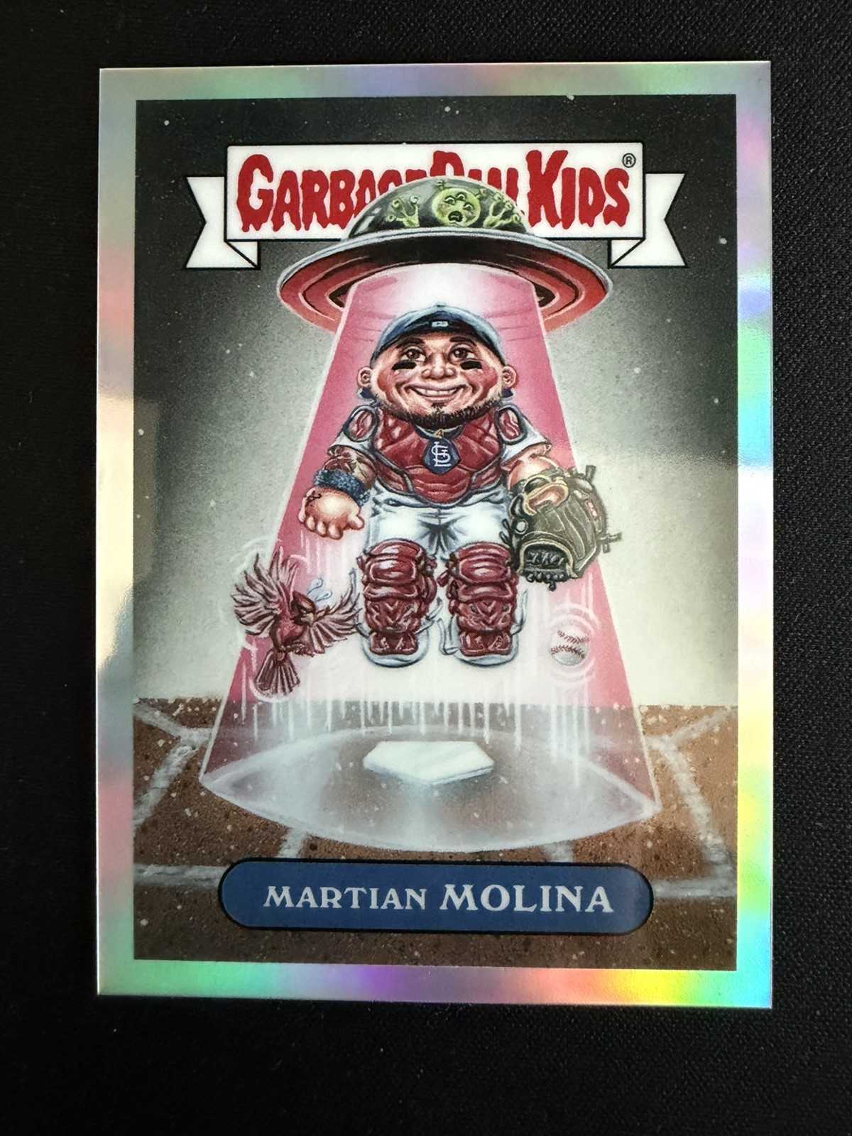 2026 Bowman Chrome / Yadier Molina / Garbage Pail Kids “Martian Molina” SSP
