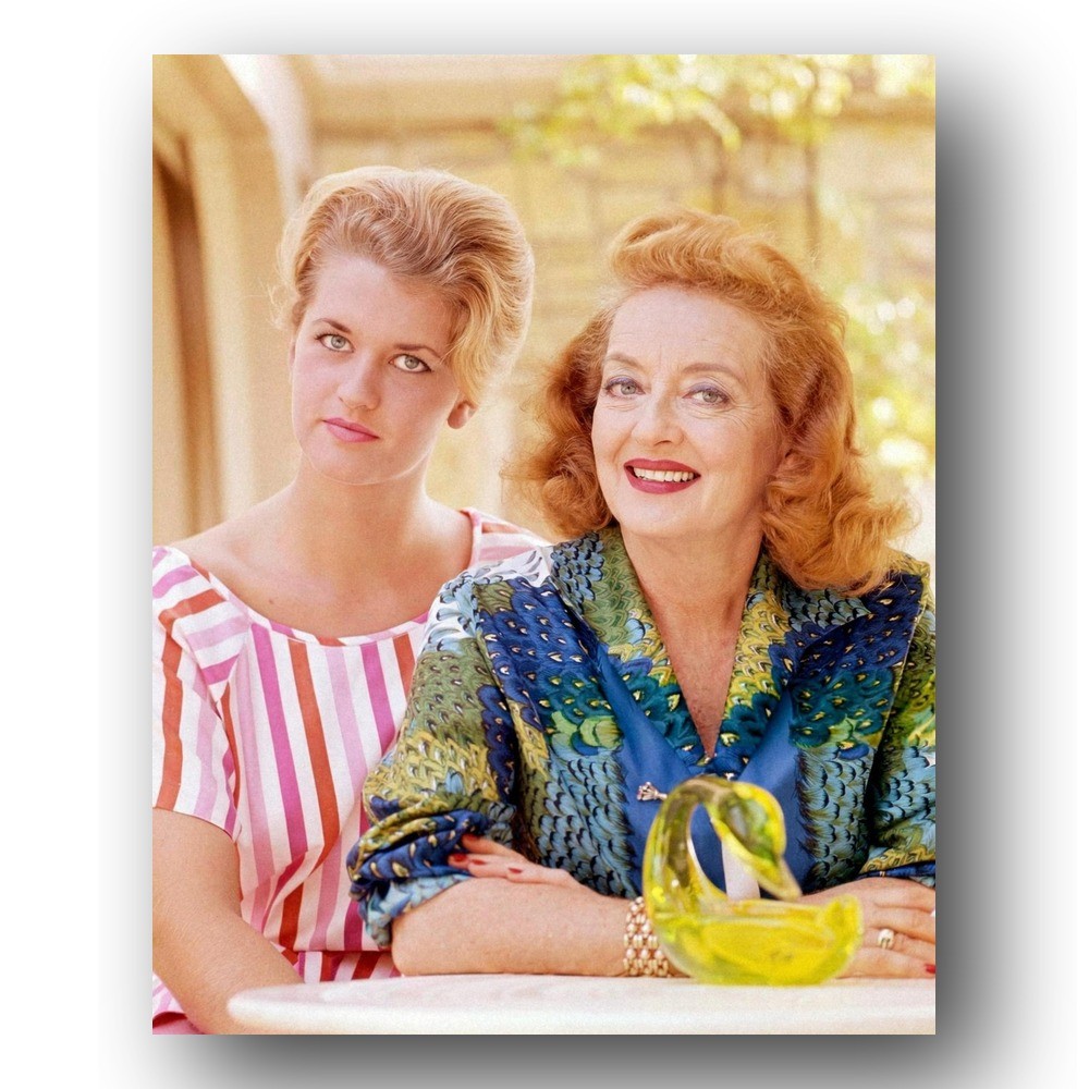 Bette Davis, B.D. Hyman, Barbara Davis Sherry Photo 8x10 1965 Publicity Still