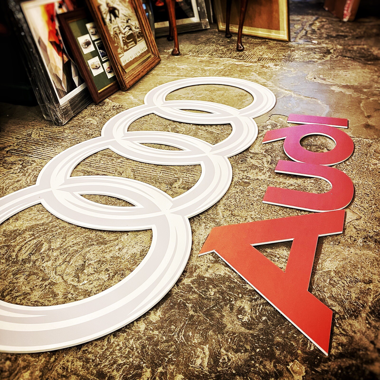 Audi Dealership Sign 150cm Outdoor/Indoor Use - 10 Acrylic