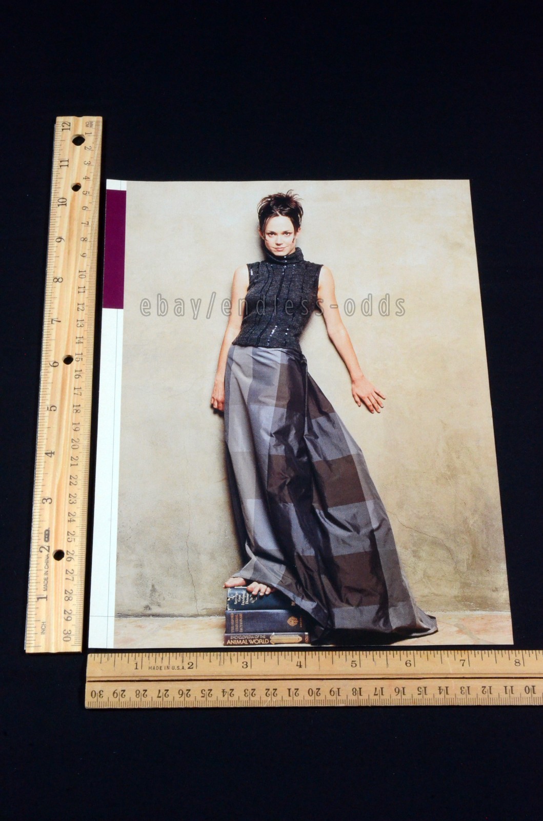 1999 Frances O'Connor Photo Portrait Pinup Magazine Page Print Ad Poster 90s