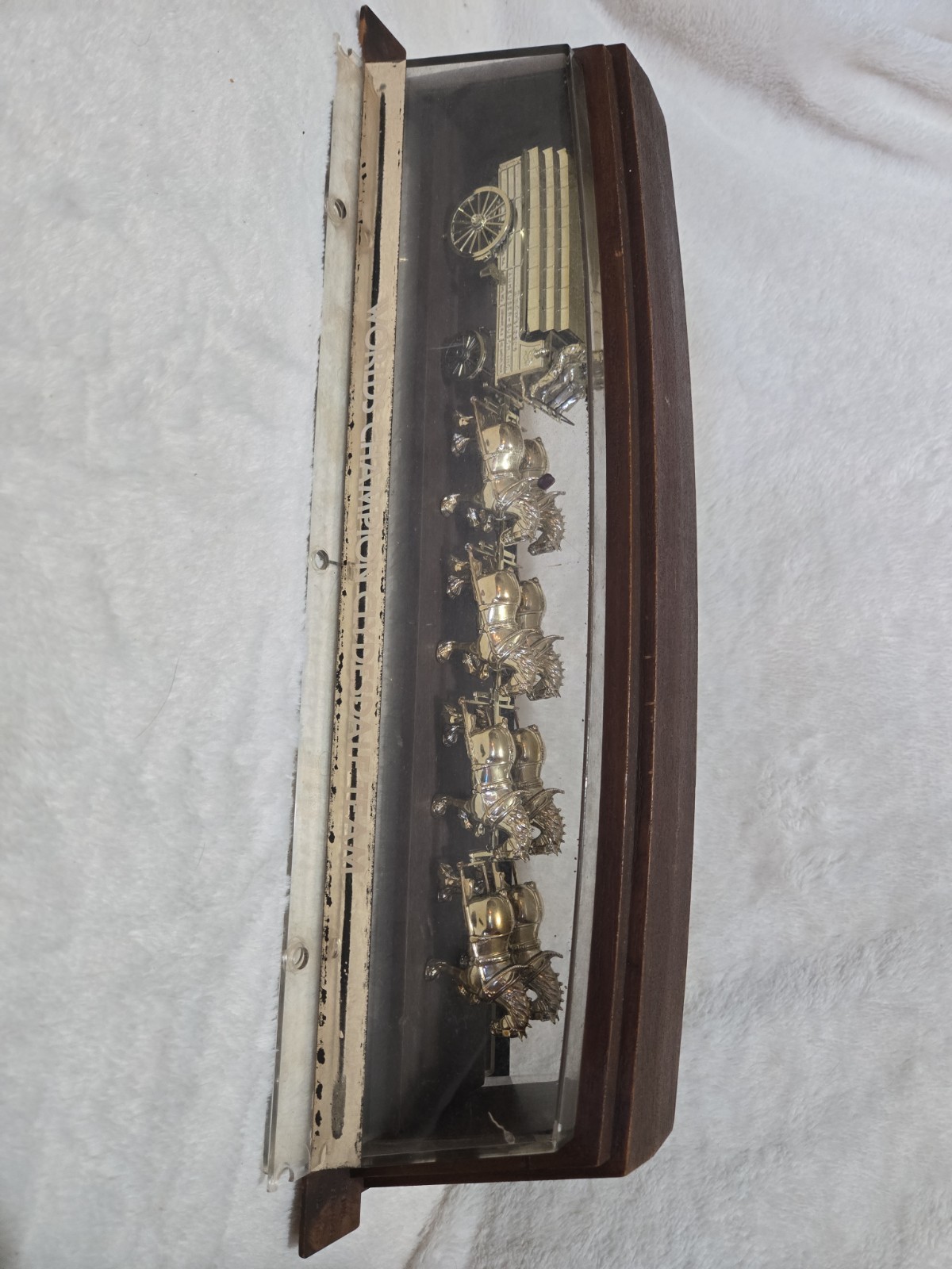 Top Piece For Vintage Budweiser Pool Table Light World Champion Clydesdale Team