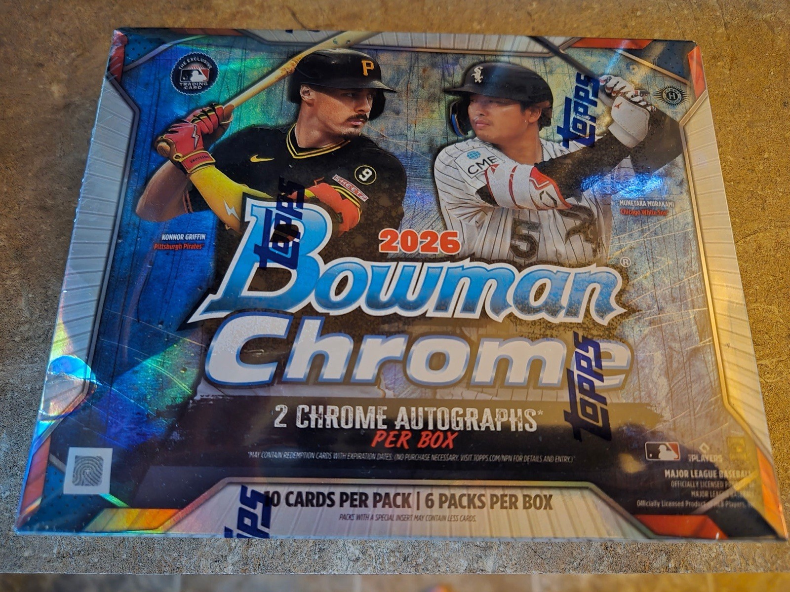 2026 Bowman Chrome Hobby Box Sealed (2 Autos)