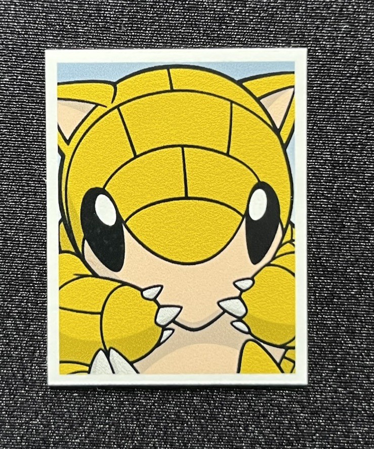 [Korea Exclusive] Sandshrew Pokemon Mini Passport ID Photo Sticker Collection 3