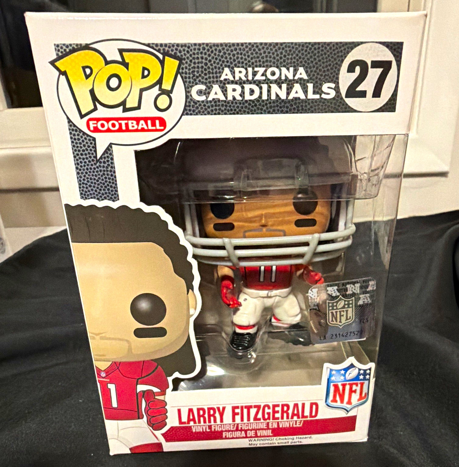 Funko Pop NFL Football Larry Fitzgerald #27 Arizona Cardinals Removable Helmet